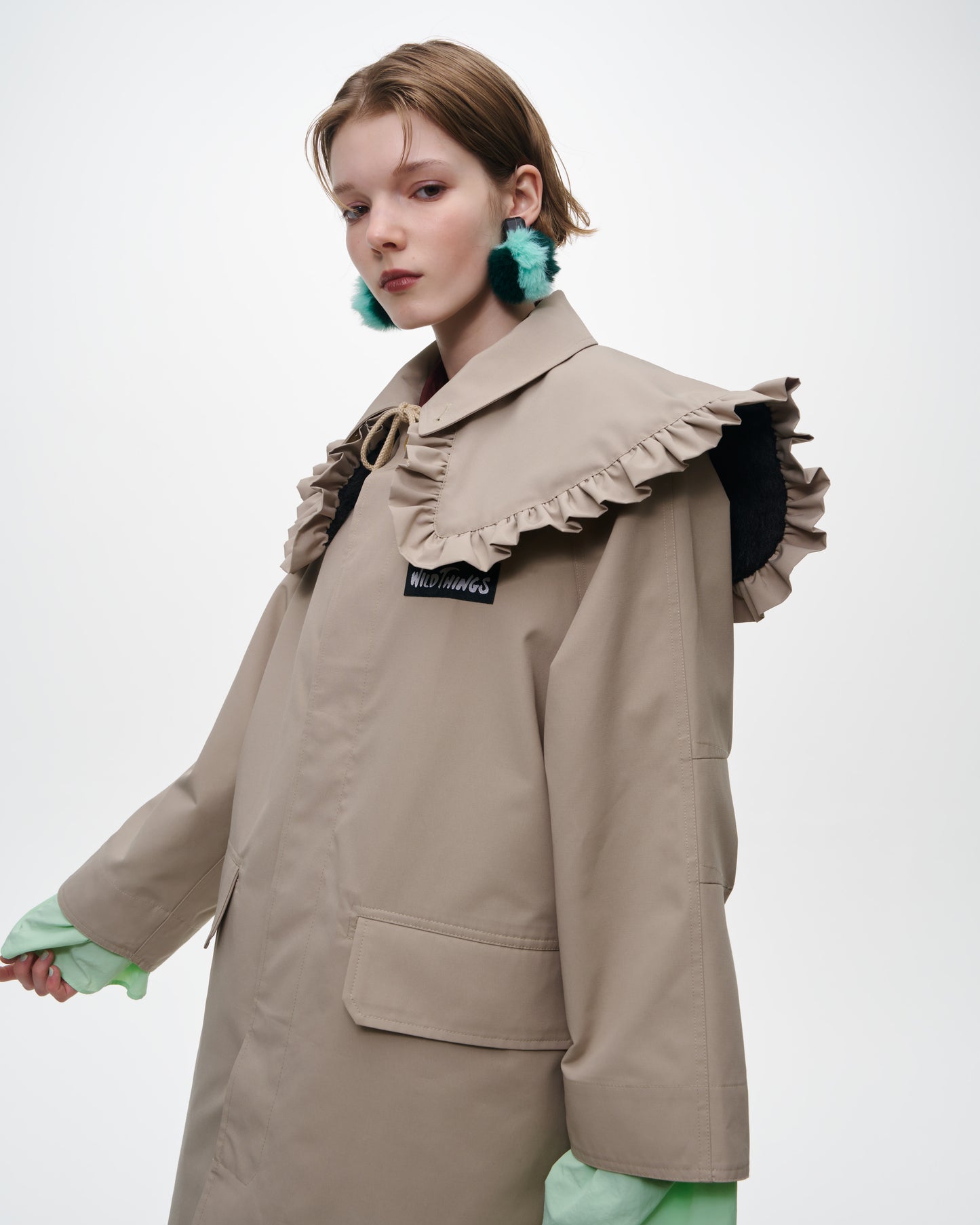 非东京 / 防水长外套( xWild Things / 米色 )