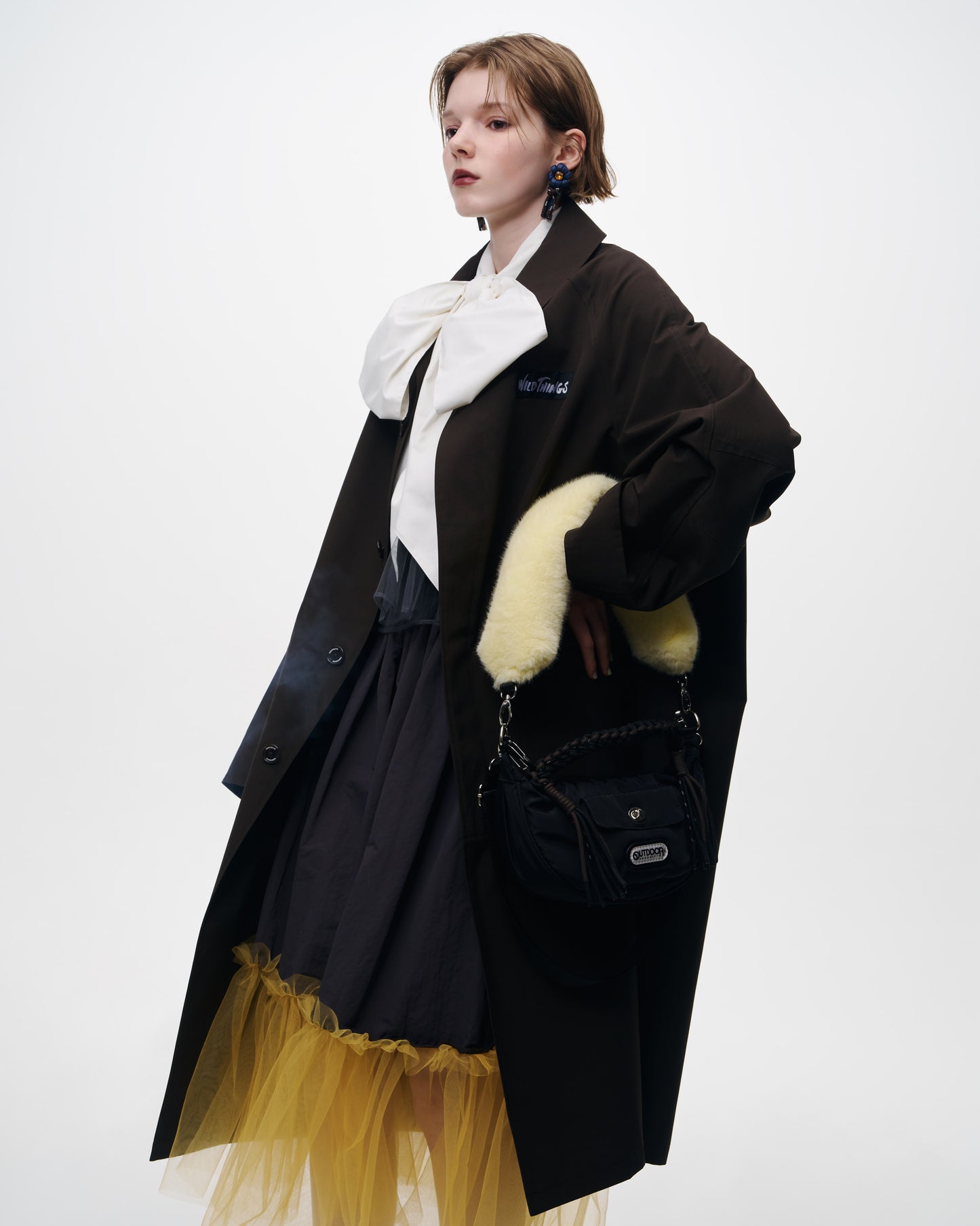 非东京 / 防水长外套( xWild Things / 棕色 )