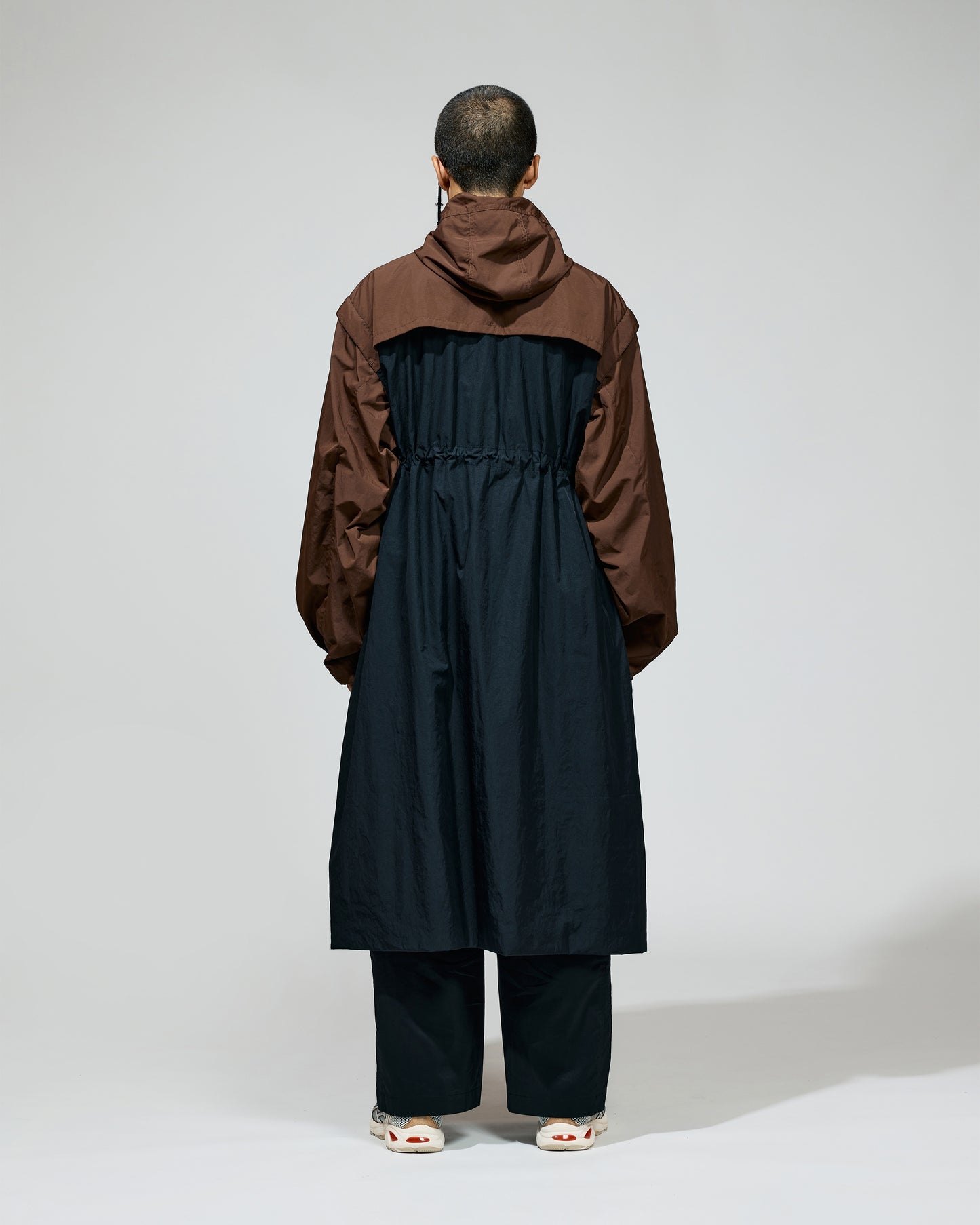 2WAY LONG MOUNTAIN PARKA (BROWN x BLACK)