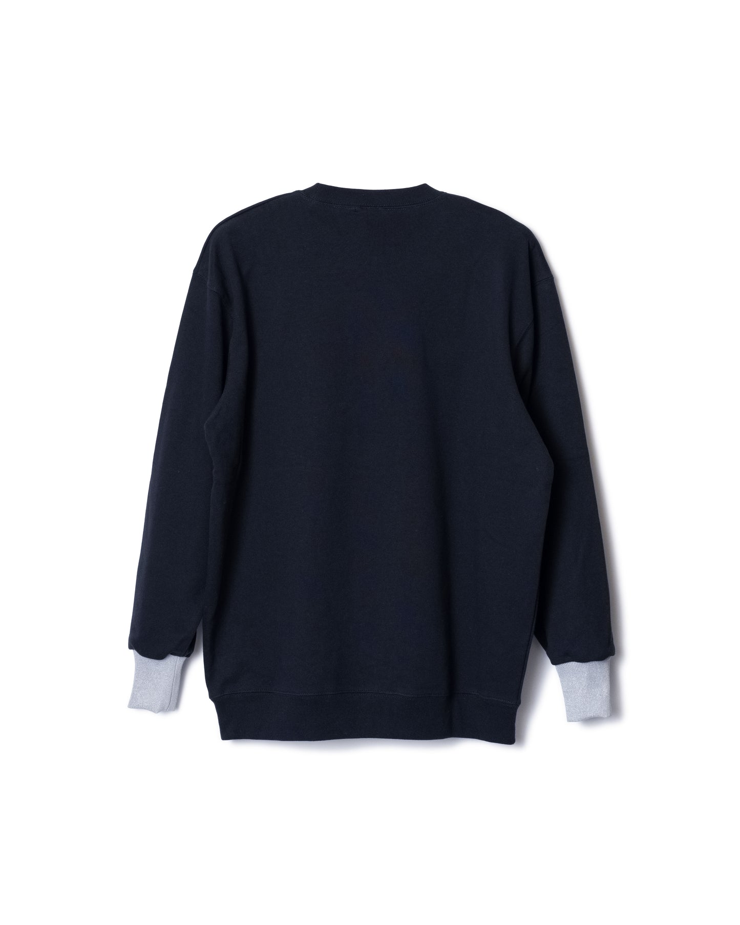PUFF FLOWER PULLOVER SWEAT (NAVY)