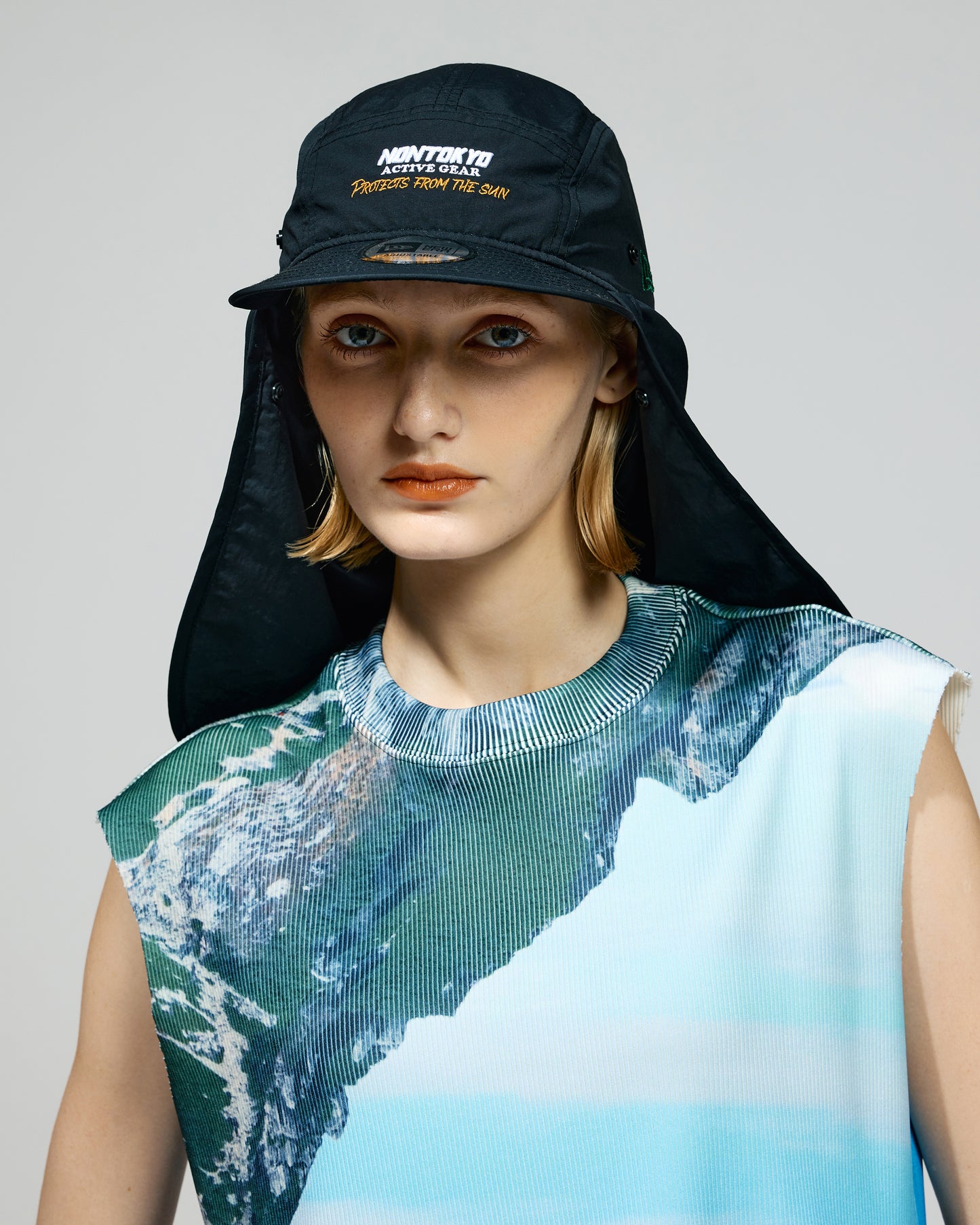 SUNSHADE JET CAP feat. NEW ERA (BLACK)