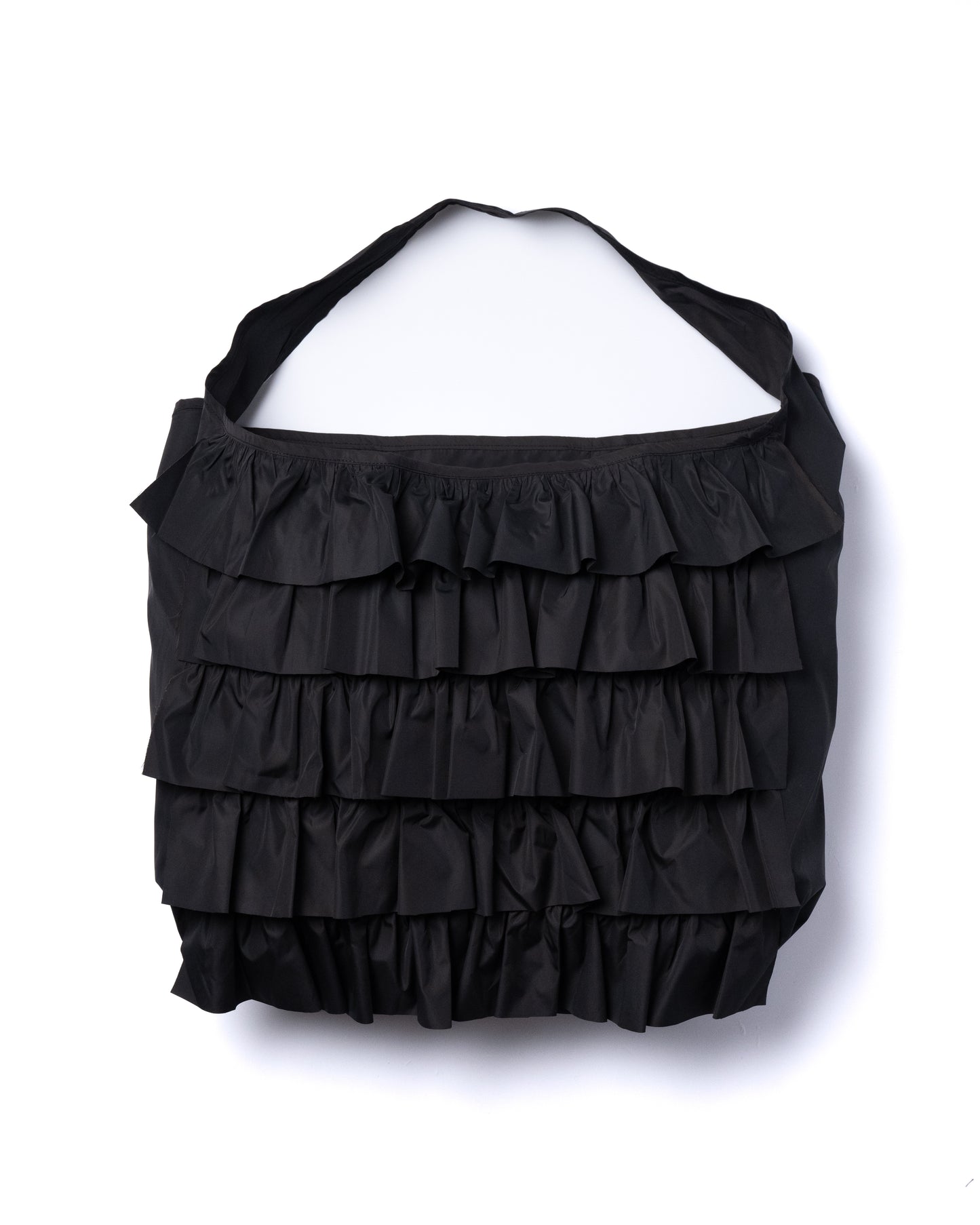 FRILL SHOULDER BAG (BLACK)