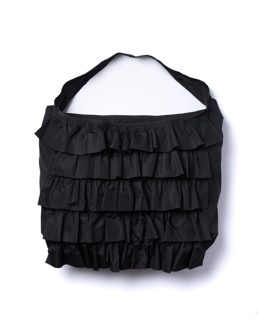 FRILL SHOULDER BAG (BLACK)