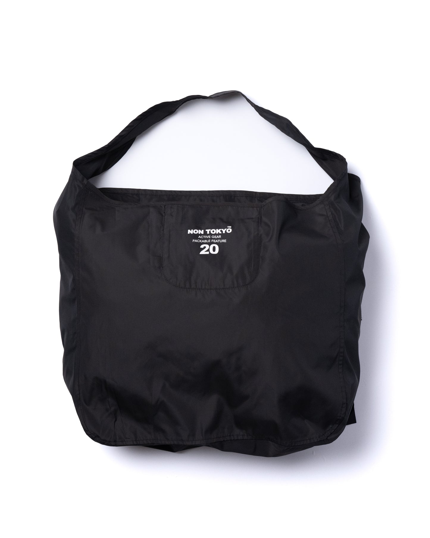 FRILL SHOULDER BAG (BLACK)