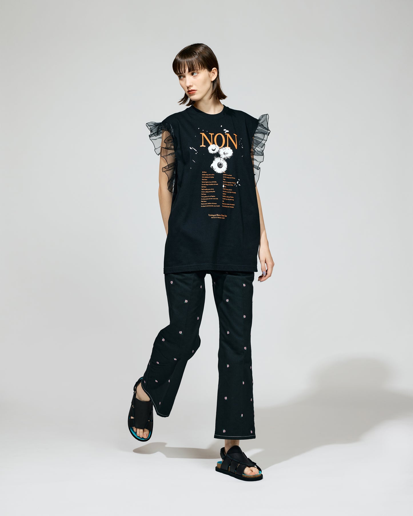 NON TOKYO / DOUBLE RIBBON SHIRT (BLACK)