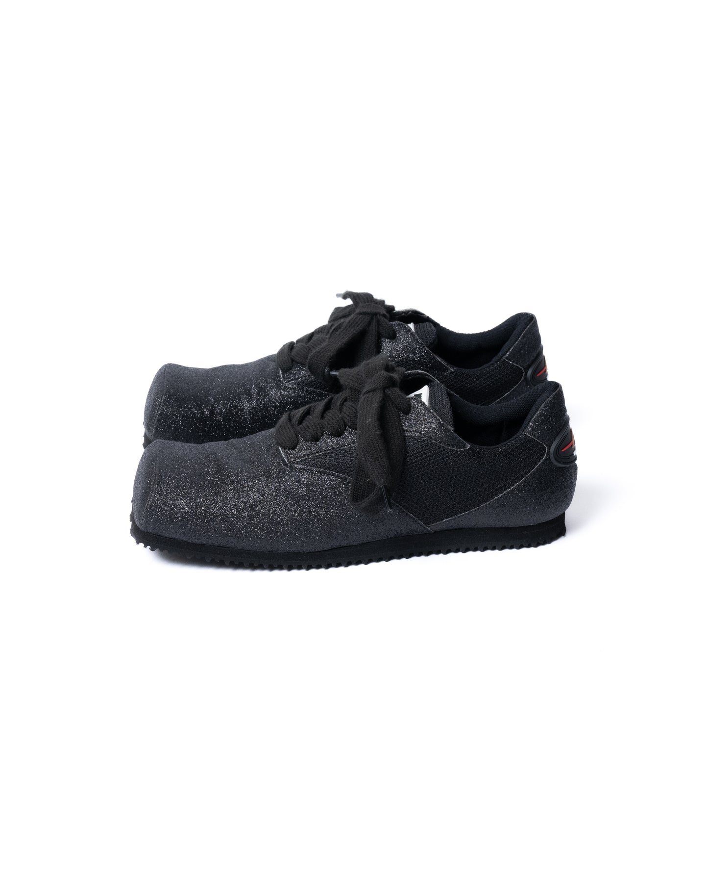 GLITTER SQUARE SNEAKERS (BLACK)