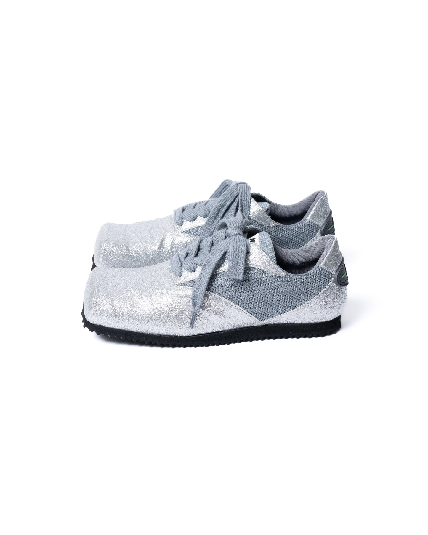 GLITTER SQUARE SNEAKERS (SILVER)