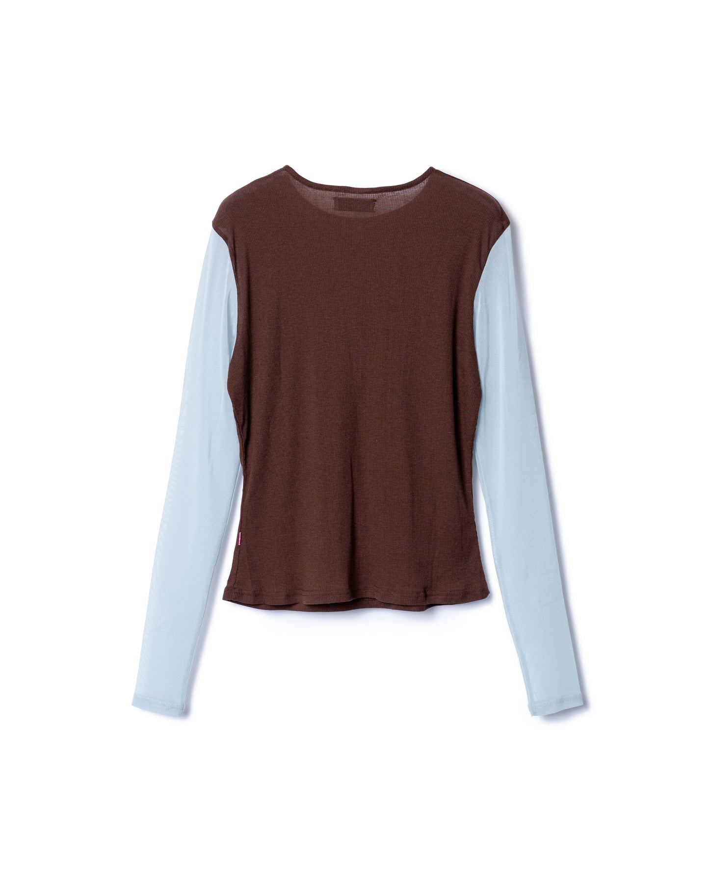 BICOLOR SHEER C/S  (BROWN x M.GREEN)