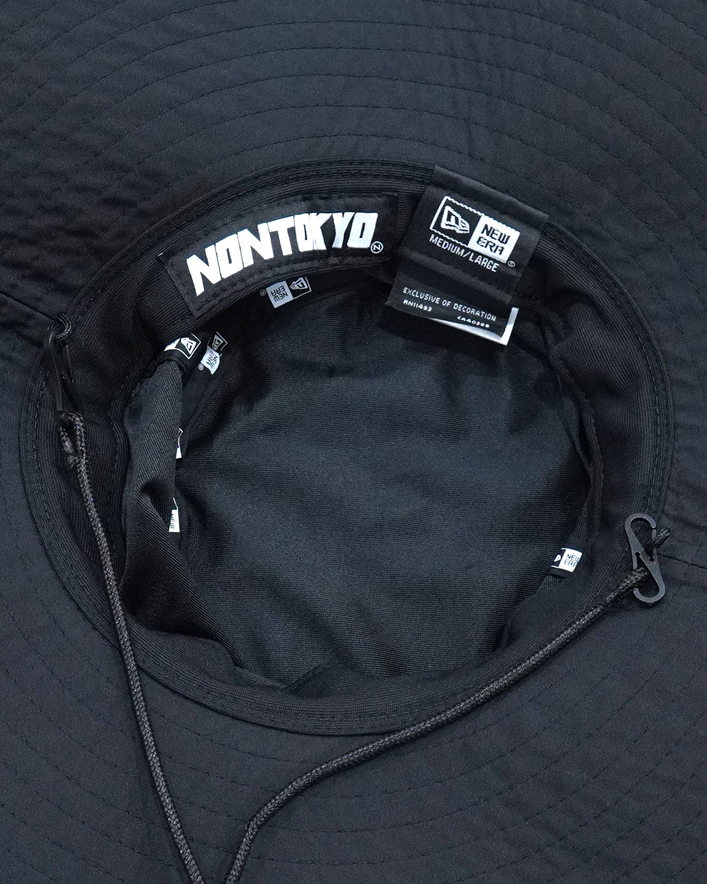 LONG BRIM HAT feat. NEW ERA (BLACK)