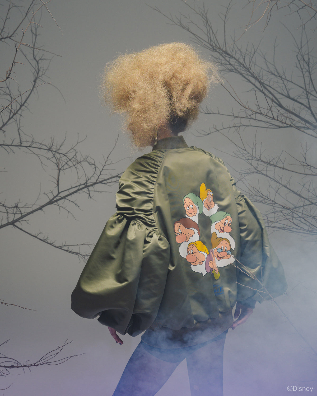 【Disney collection】BOMBER MA-1 (KHAKI)