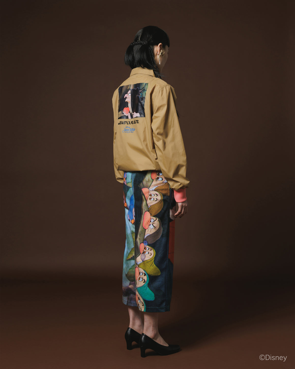 【Disney collection】PRINT FLEECE SKIRT / SNOW WHITE
