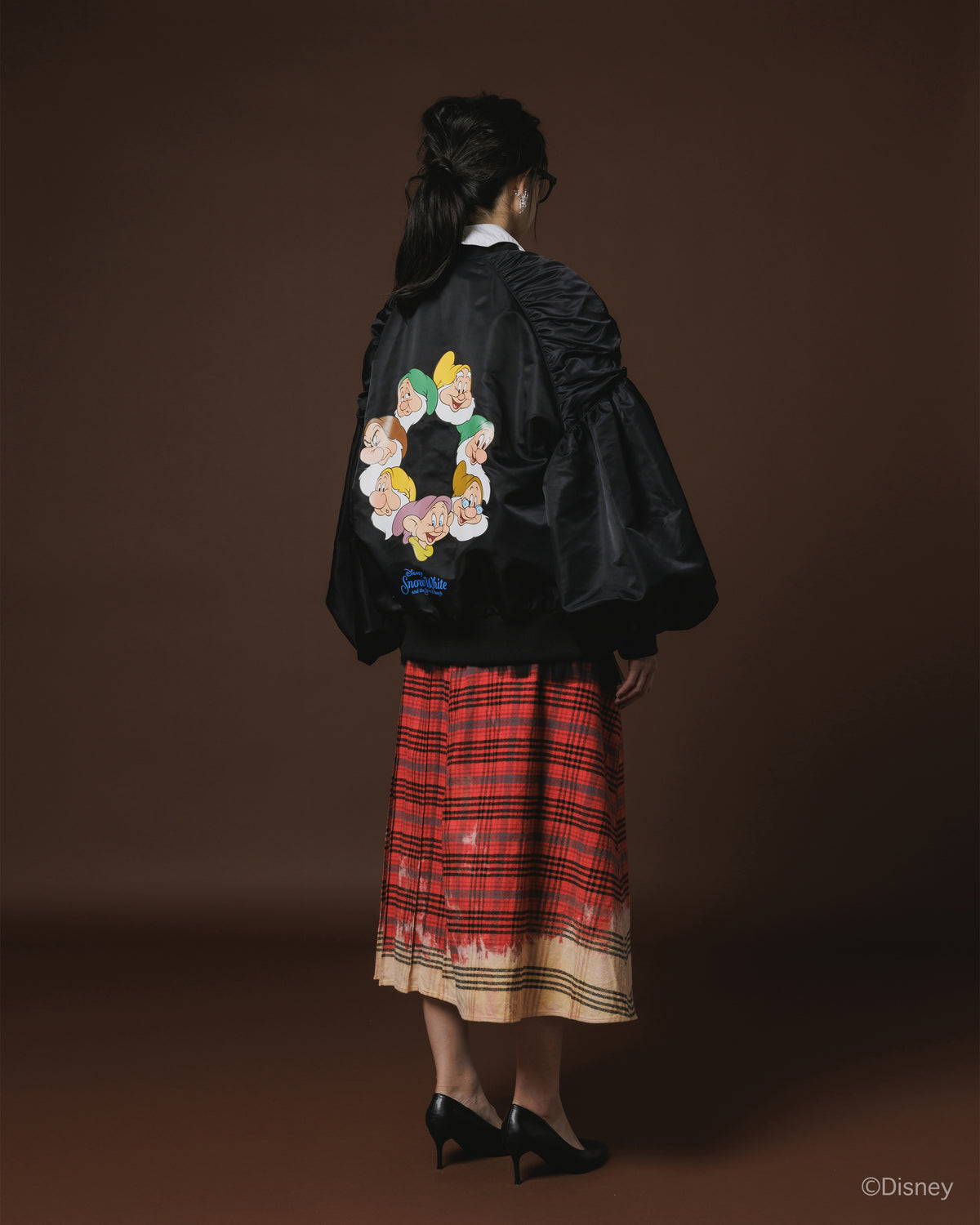 【Disney collection】BOMBER MA-1 (BLACK)