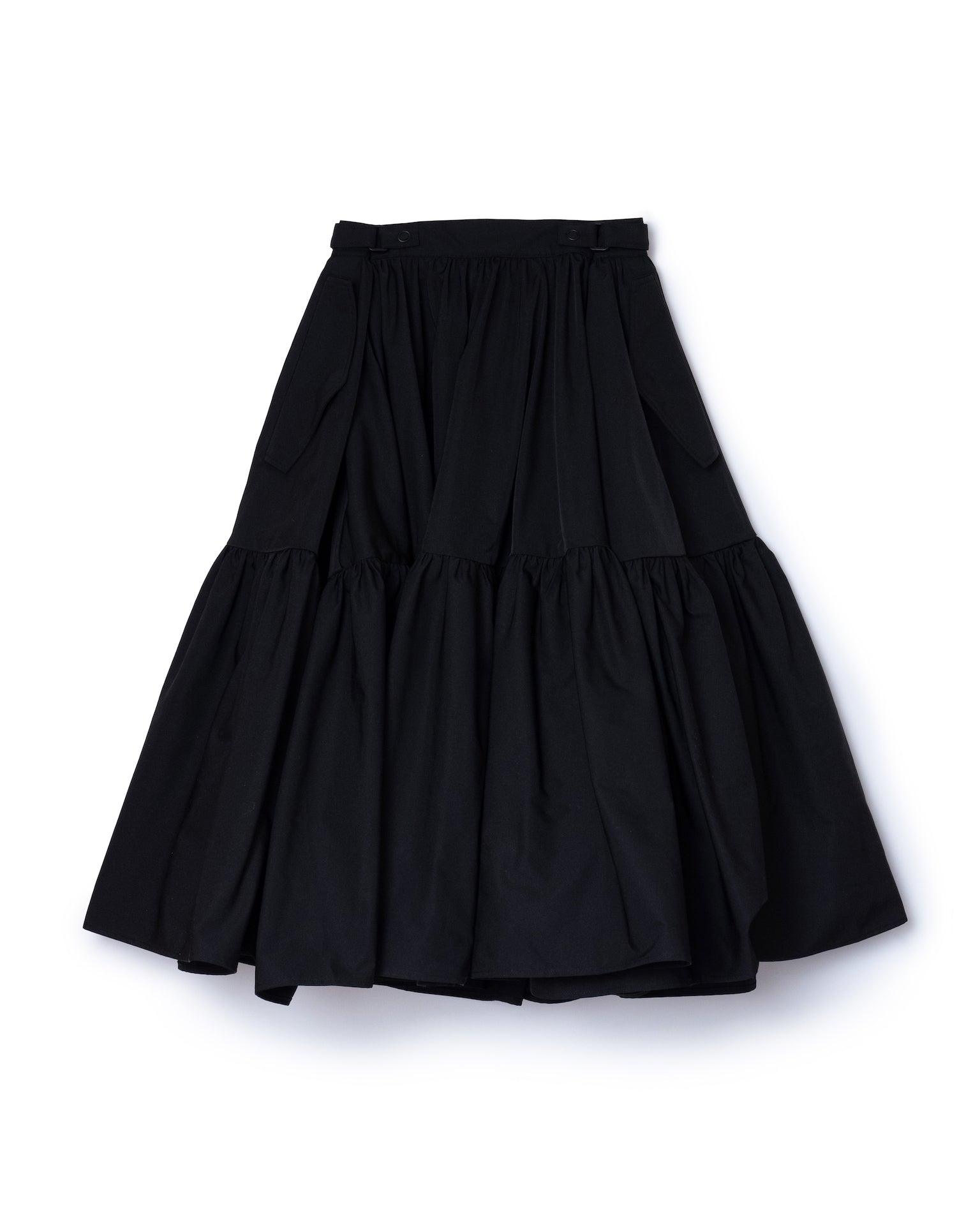 GATHER SKIRT (BLACK) – NON TOKYO