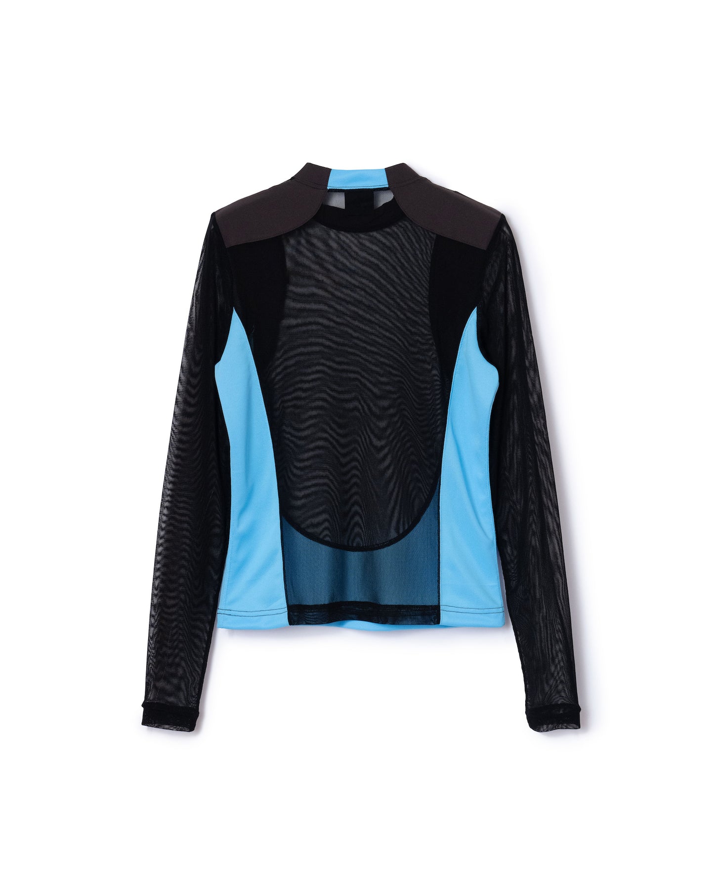 SHEER SWITCHING C/S (BLACK x BLUE)