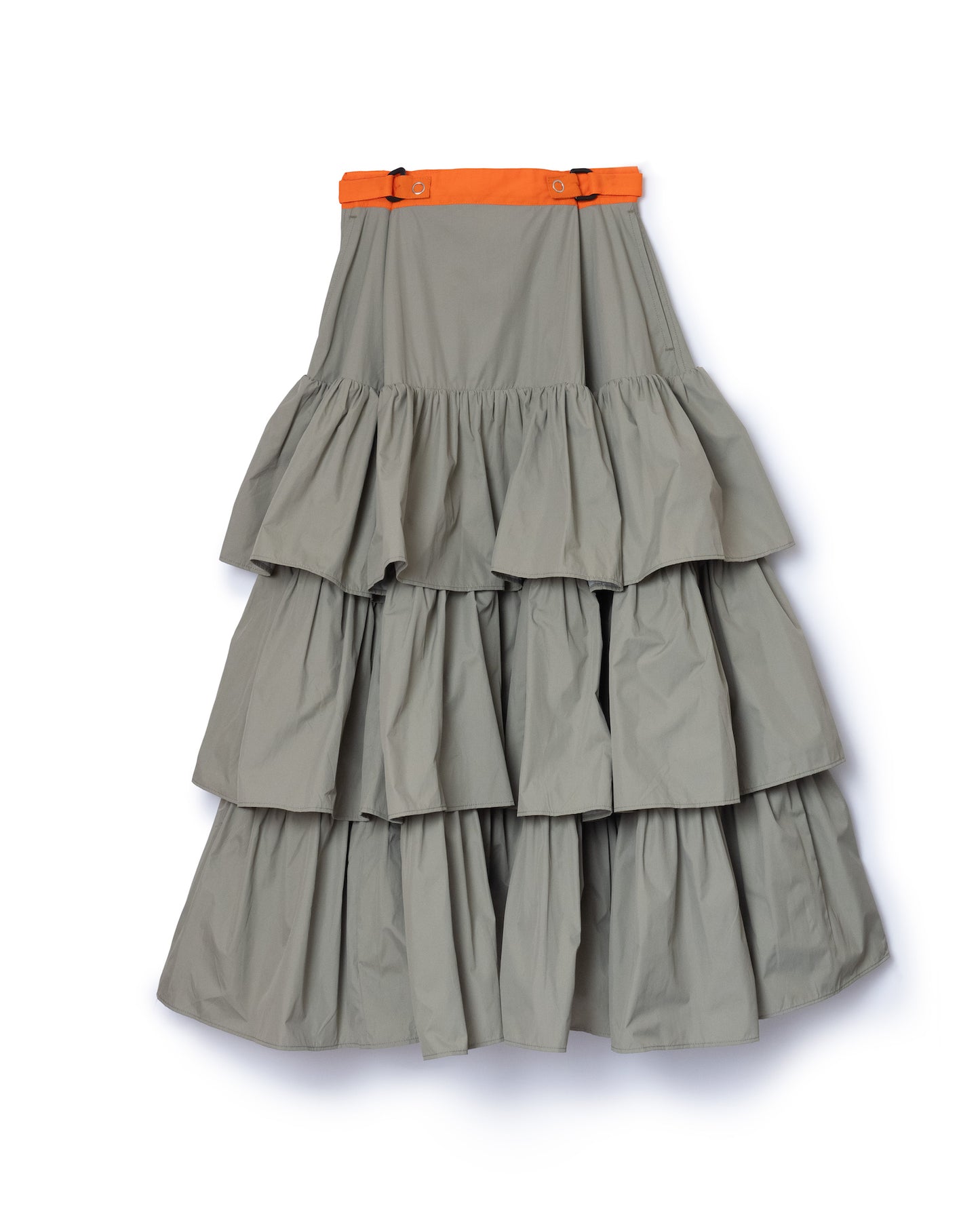 NYLON TIEREDSKIRT (GRAY)