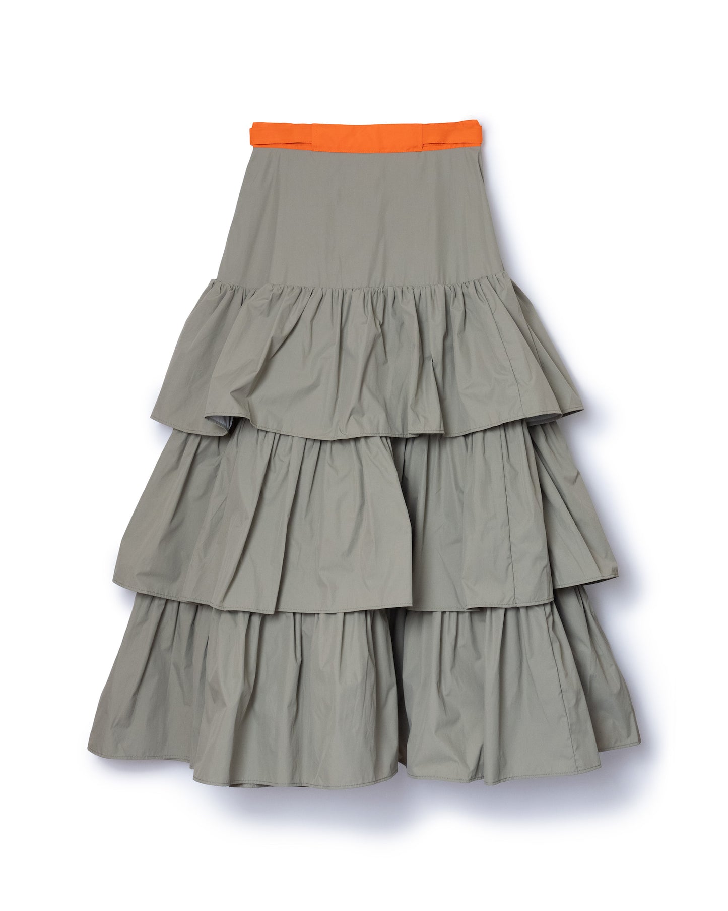 NYLON TIEREDSKIRT (GRAY)