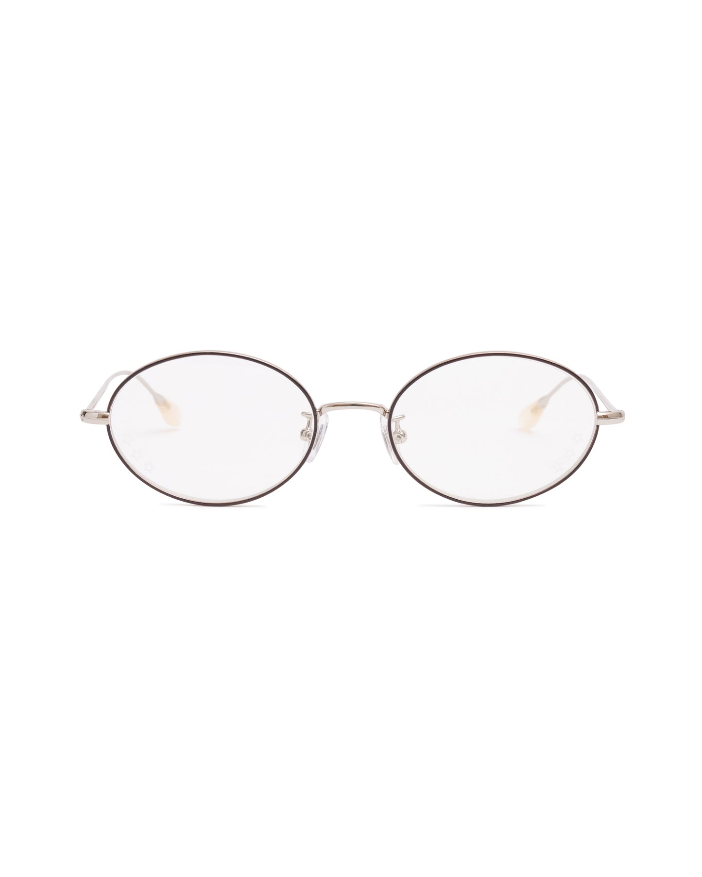 STAR OVAL SUNGLASSES (CLEAR)