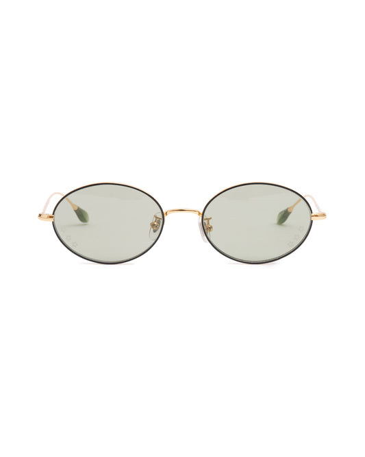 STAR OVAL SUNGLASSES (GREEN)