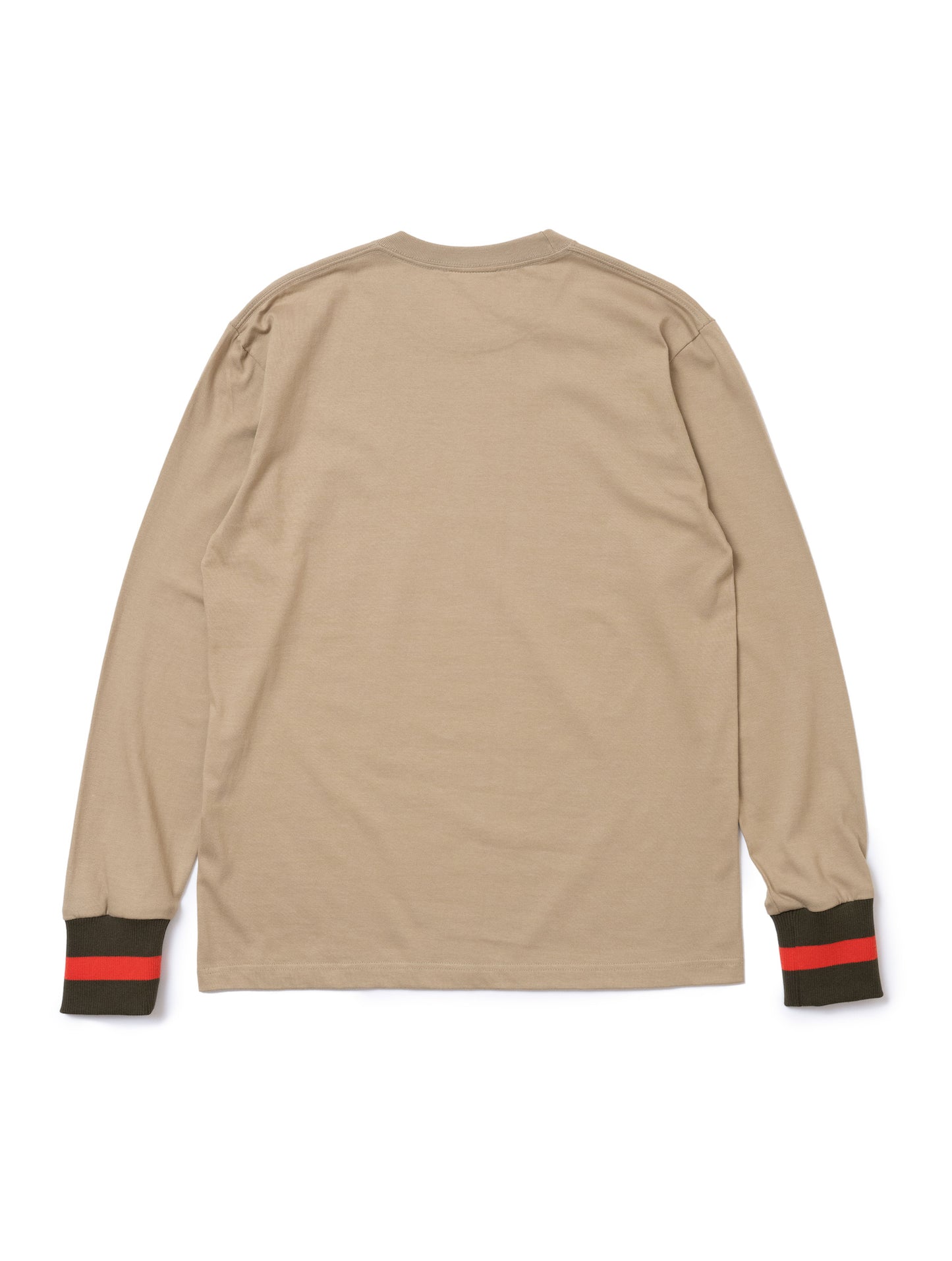HORSE PRINT L/S T-SHIRT (BEIGE)