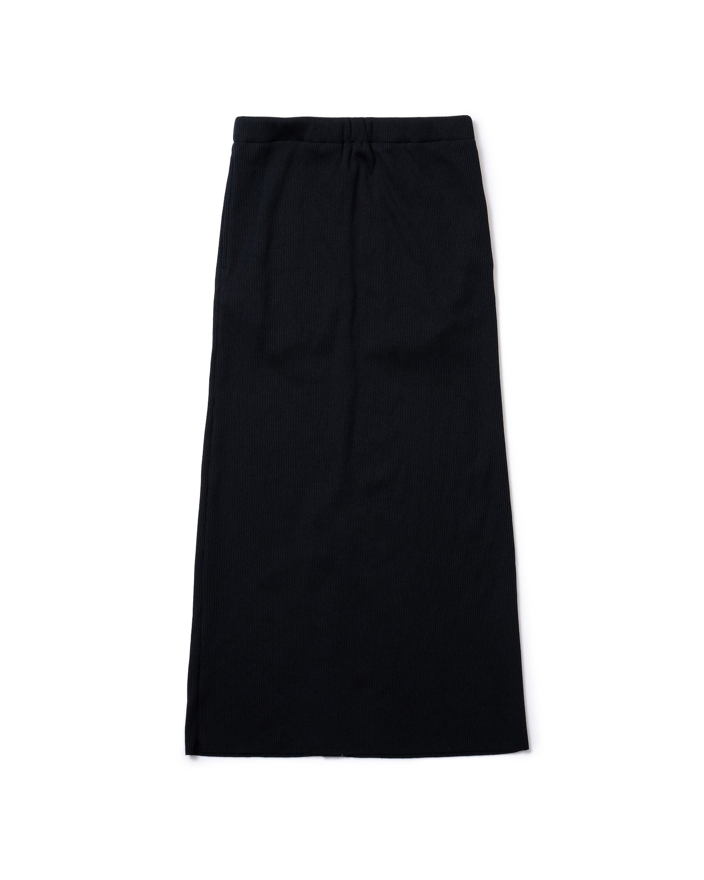 RIB SKIRT (BLACK)