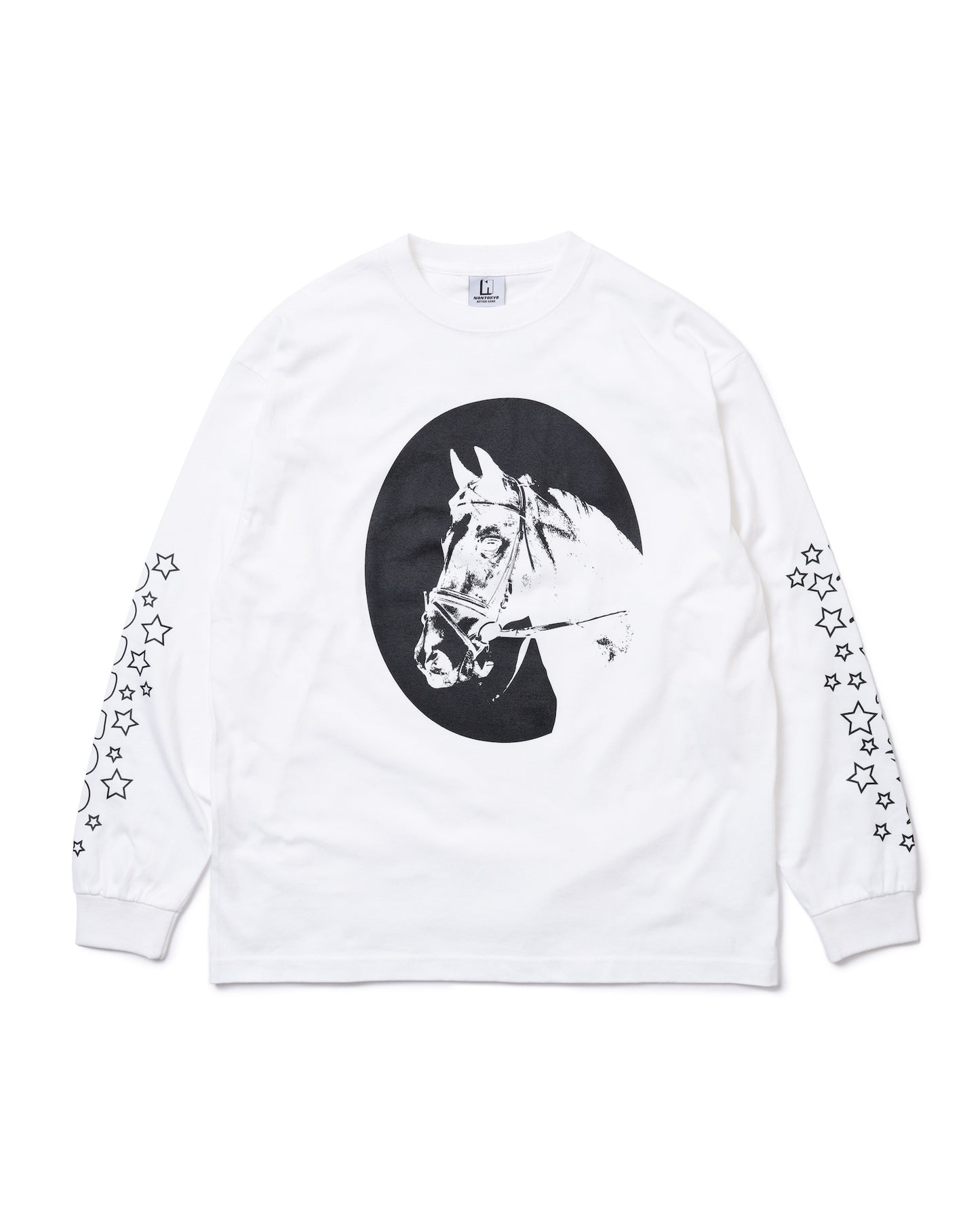 SHOW PRINT L/S T-SHIRT (WHITE)