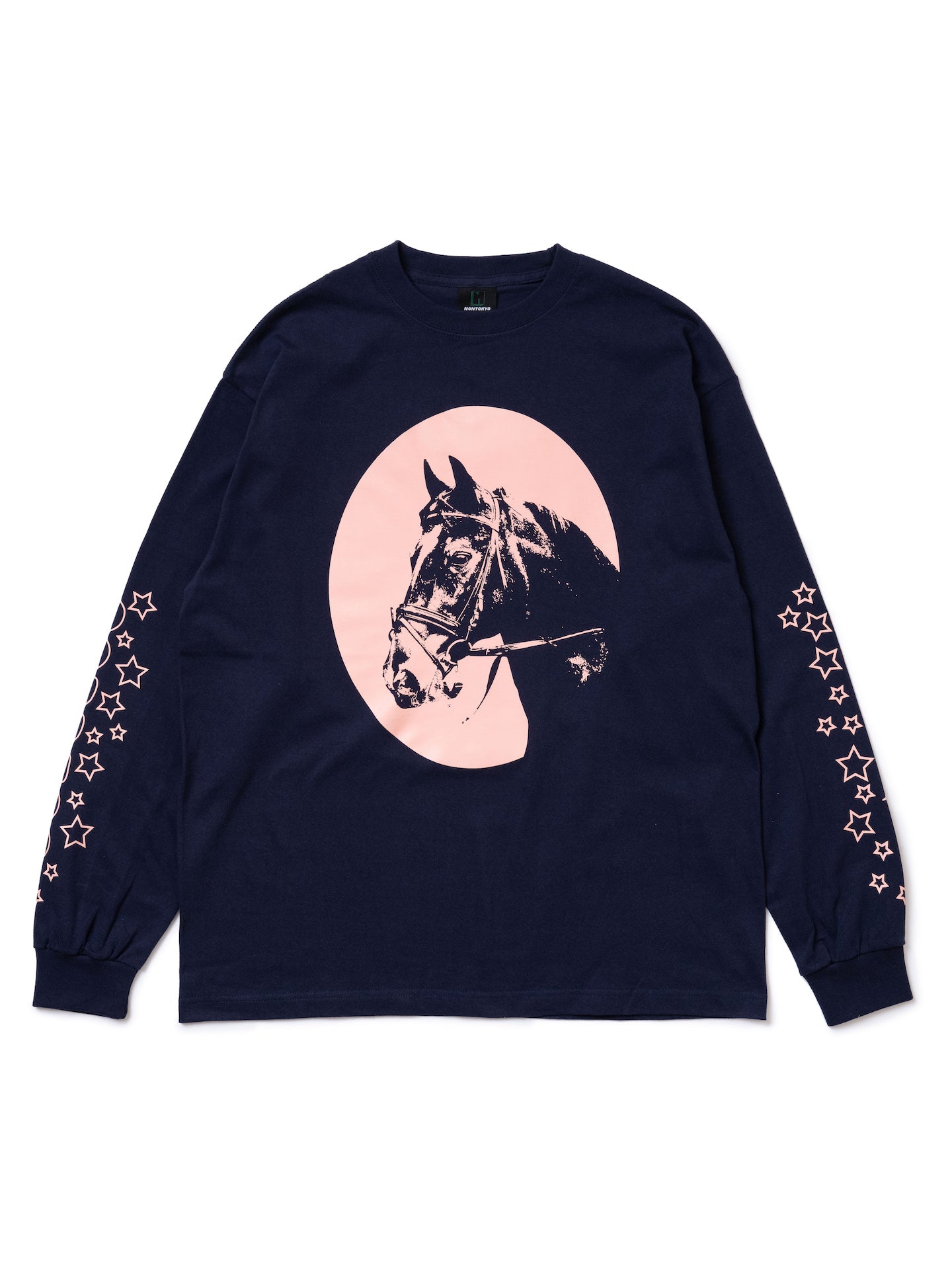 SHOW PRINT L/S T-SHIRT (NAVY)