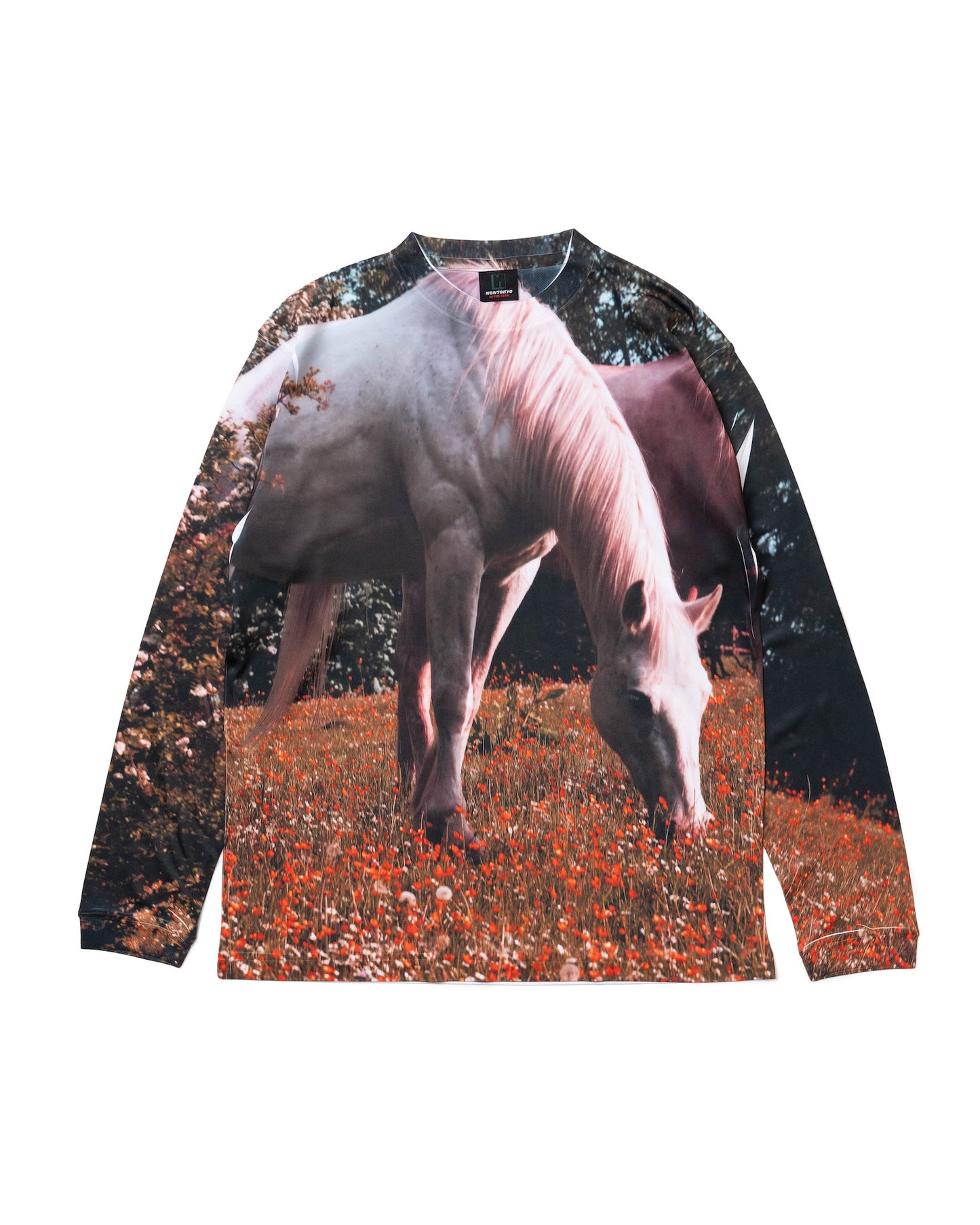 DIRECT PRINT L/S T-SHIRT (HORSE)