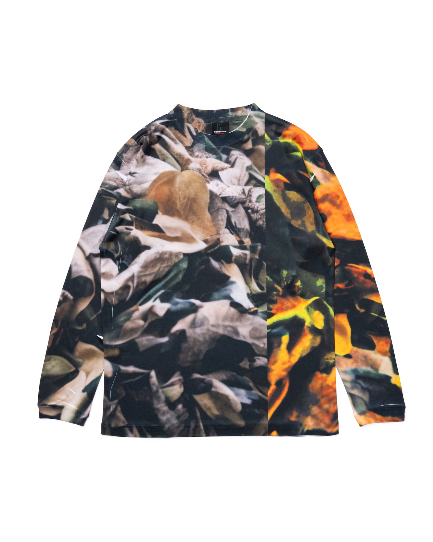 DIRECT PRINT L/S T-SHIRT (LEAF)