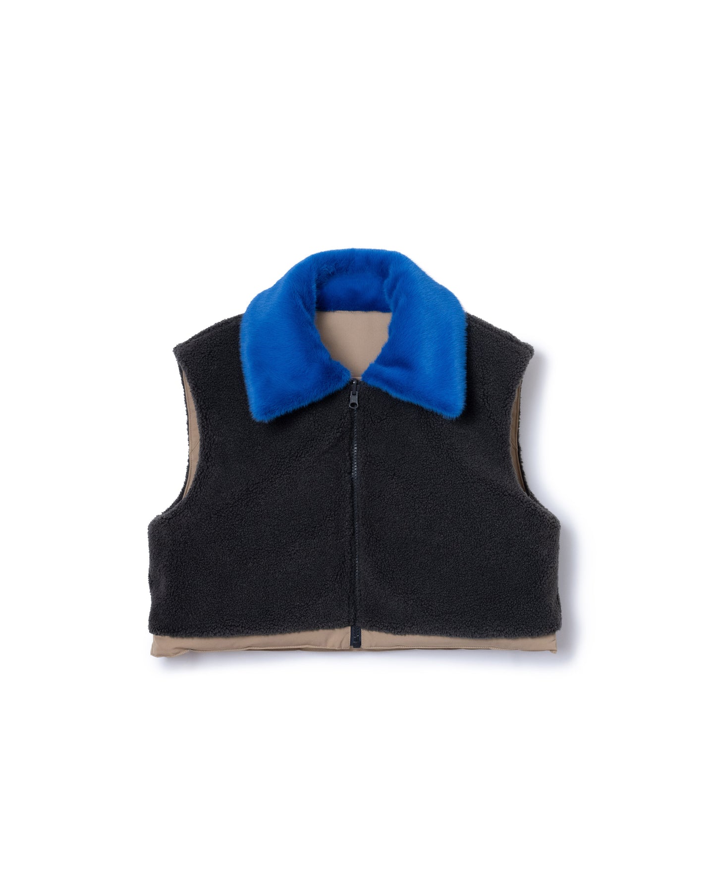 REVERSIBLE DONKEY VEST (BEIGE)