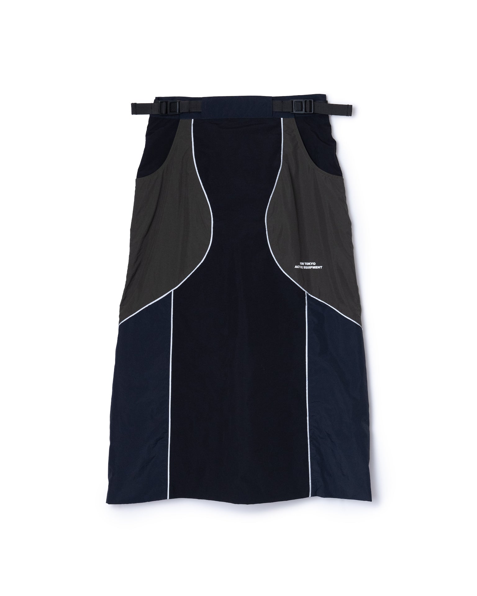 NON TOKYO / SWITCHING SKIRT ノントーキョー　スカート SWITCHING NYLON SKIRT (BROWN x YELLOW) – NON TOKYO