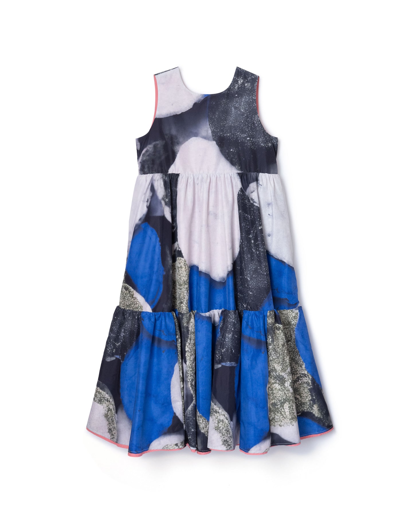 REVERSIBLE GATHER ONE-PIECE (BLUE x PINK)