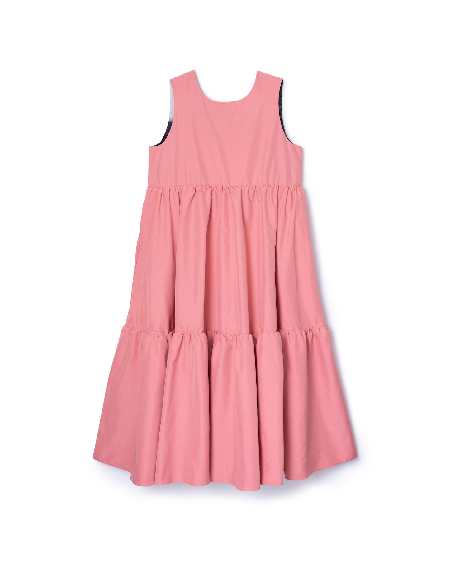 REVERSIBLE GATHER ONE-PIECE (BLUE x PINK)