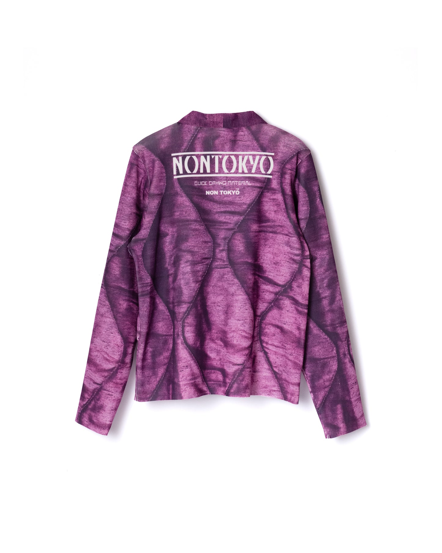 NON TOKYO / PRINT RIB CARDIGAN (QUILTING) <NON TOKYO> Printed rib cardigan (quilting)