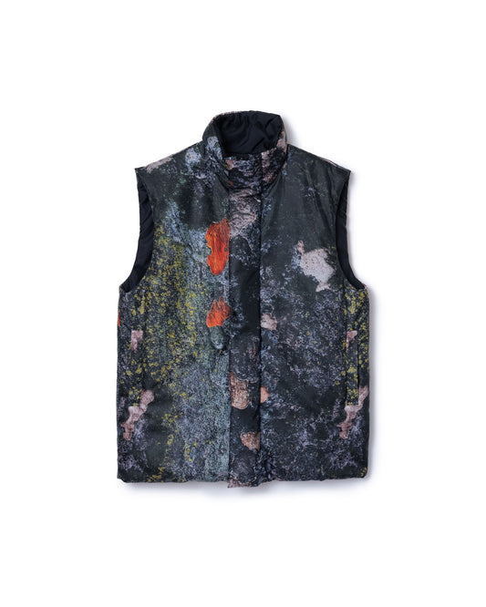 REVERSIBLE PADDING VEST (ALGAE x BLACK)