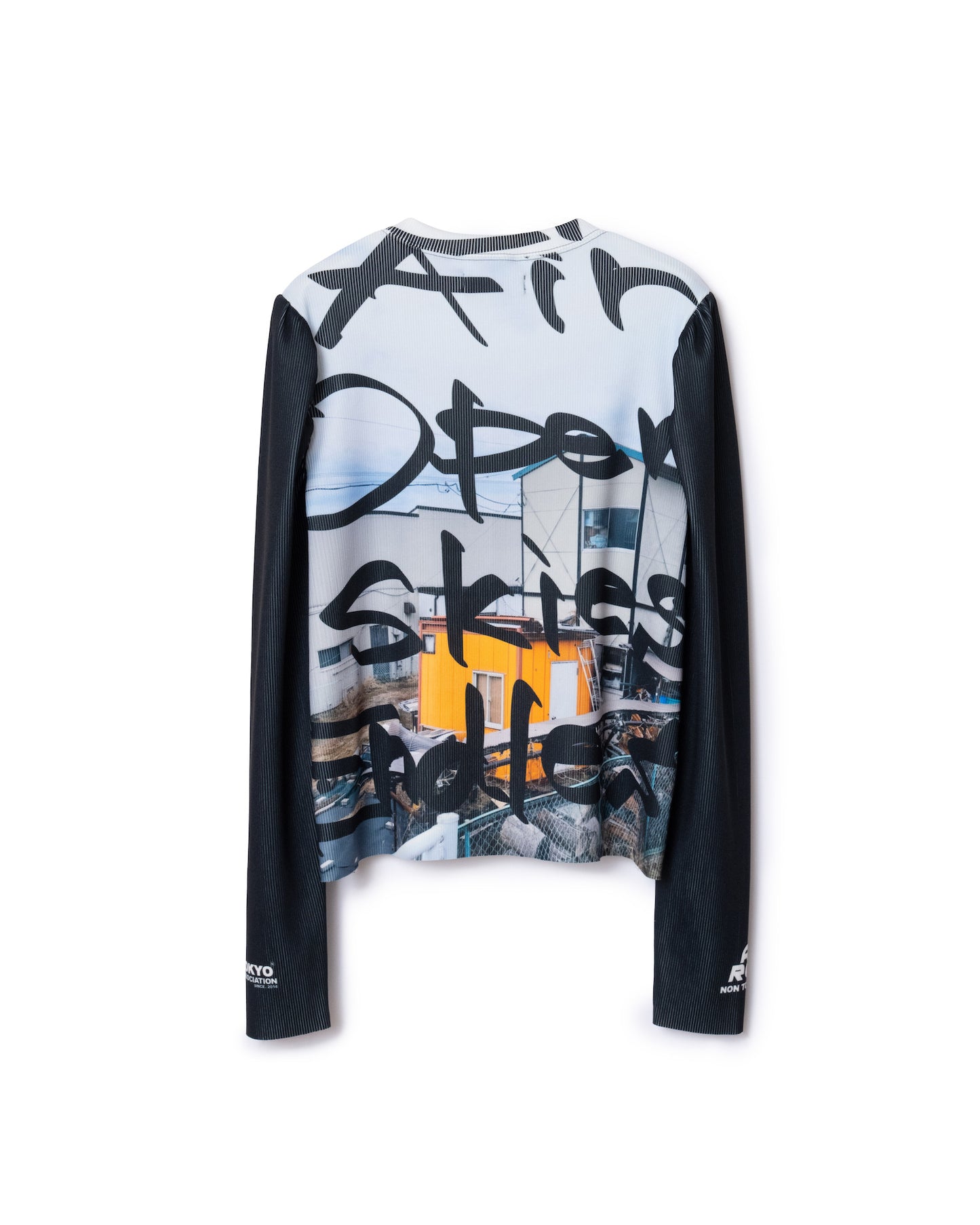 PRINT RIB PUFF SLEEVE C/S (TAGGING)