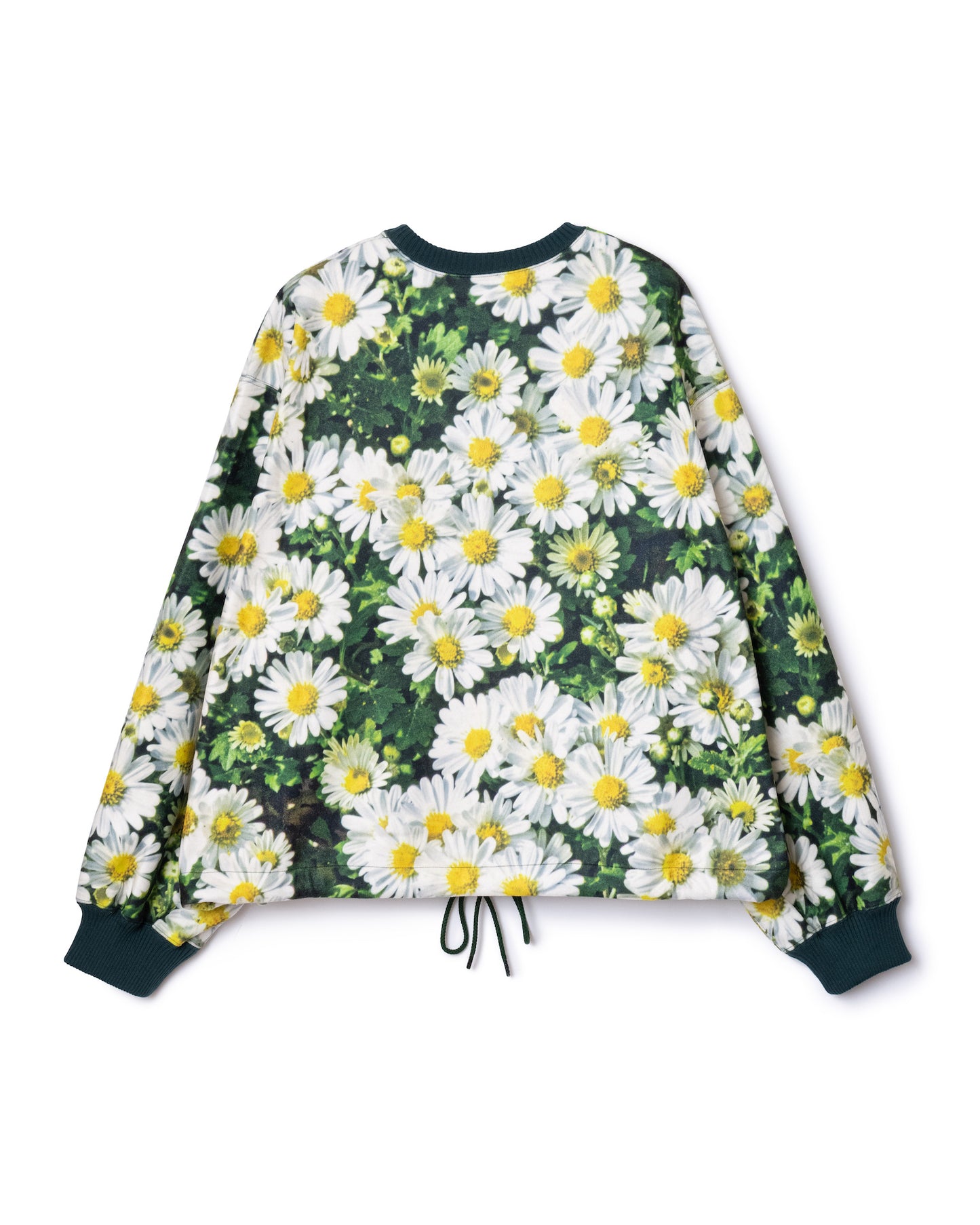 PRINT FLEECE PULLOVER TOP (FLOWER)