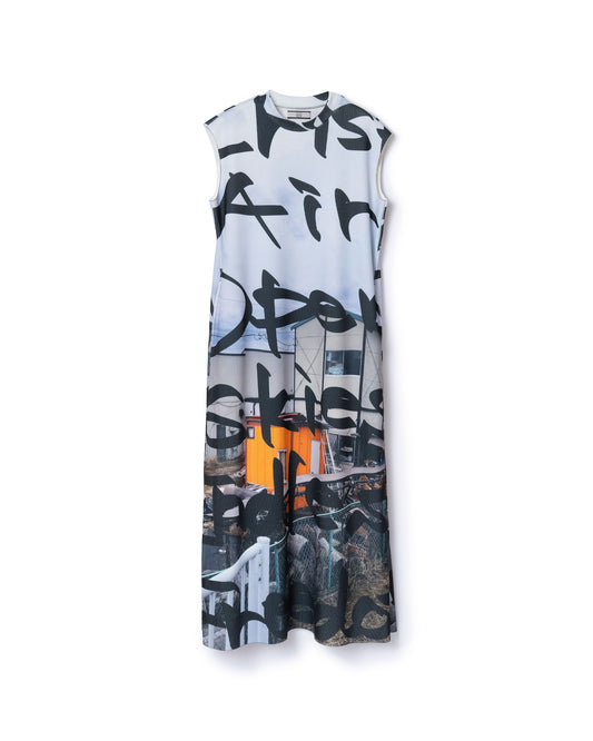 PRINT RIB NO SLEEVE ONE-PIECE (TAGGING)