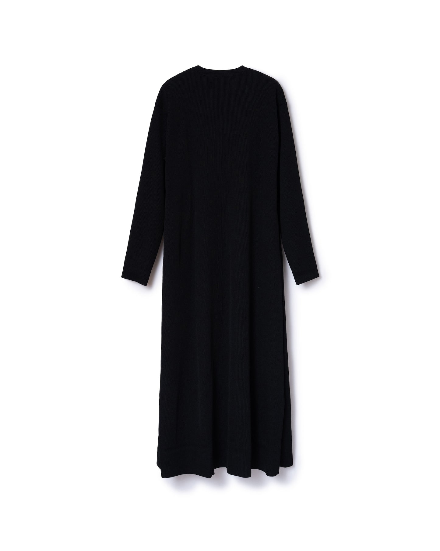 RIB L/S ONE-PIECE (BLACK)