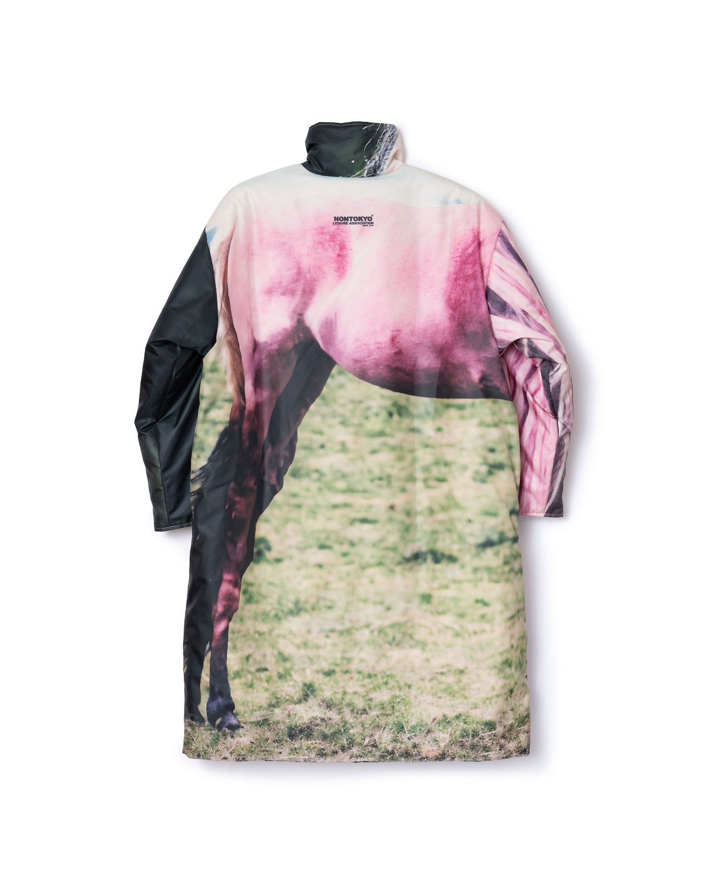 REVERSIBLE PADDING COAT (HORSE x BLACK)