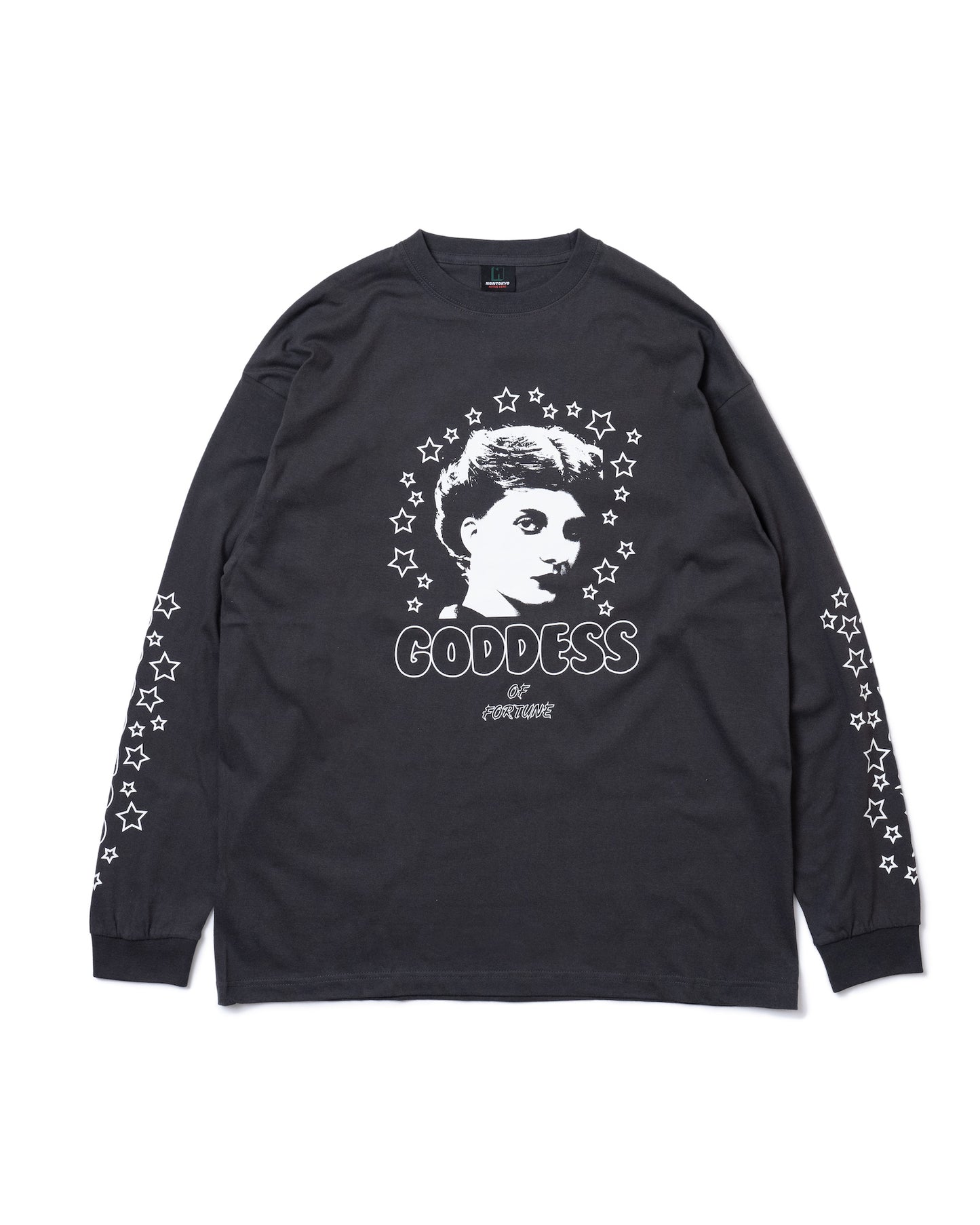 GODNESS PRINT L/S T-SHIRT (GRAY)