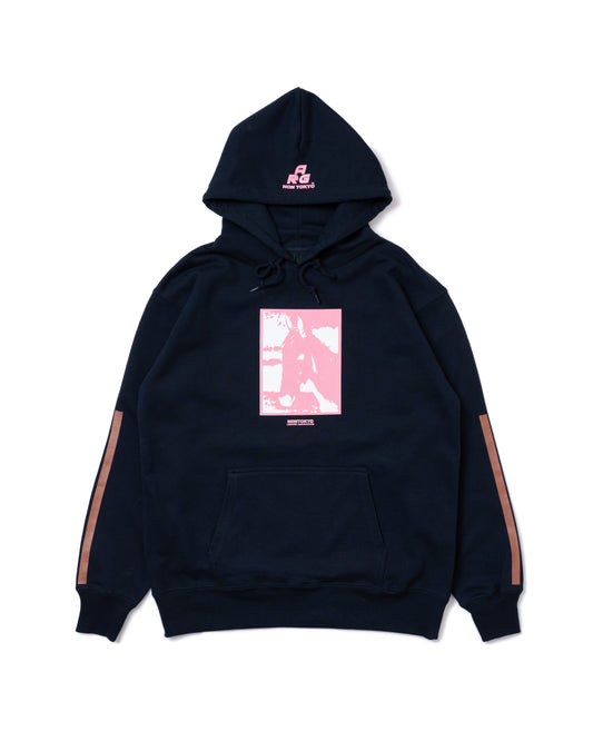 HORSE PRINT PULLOVER PARKER (NAVY)