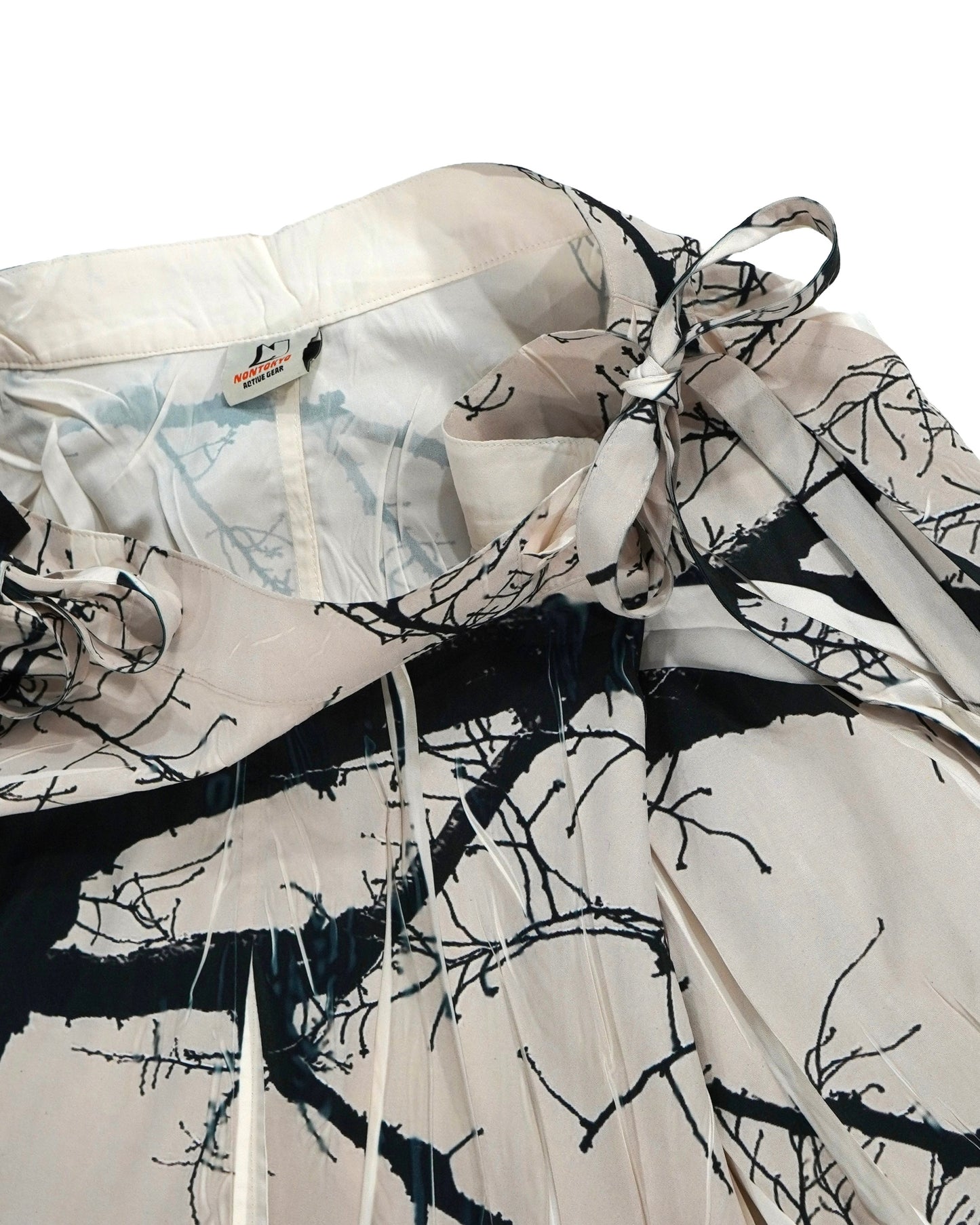 DIRECT PRINT RIBBON SKIRT (BRANCH)