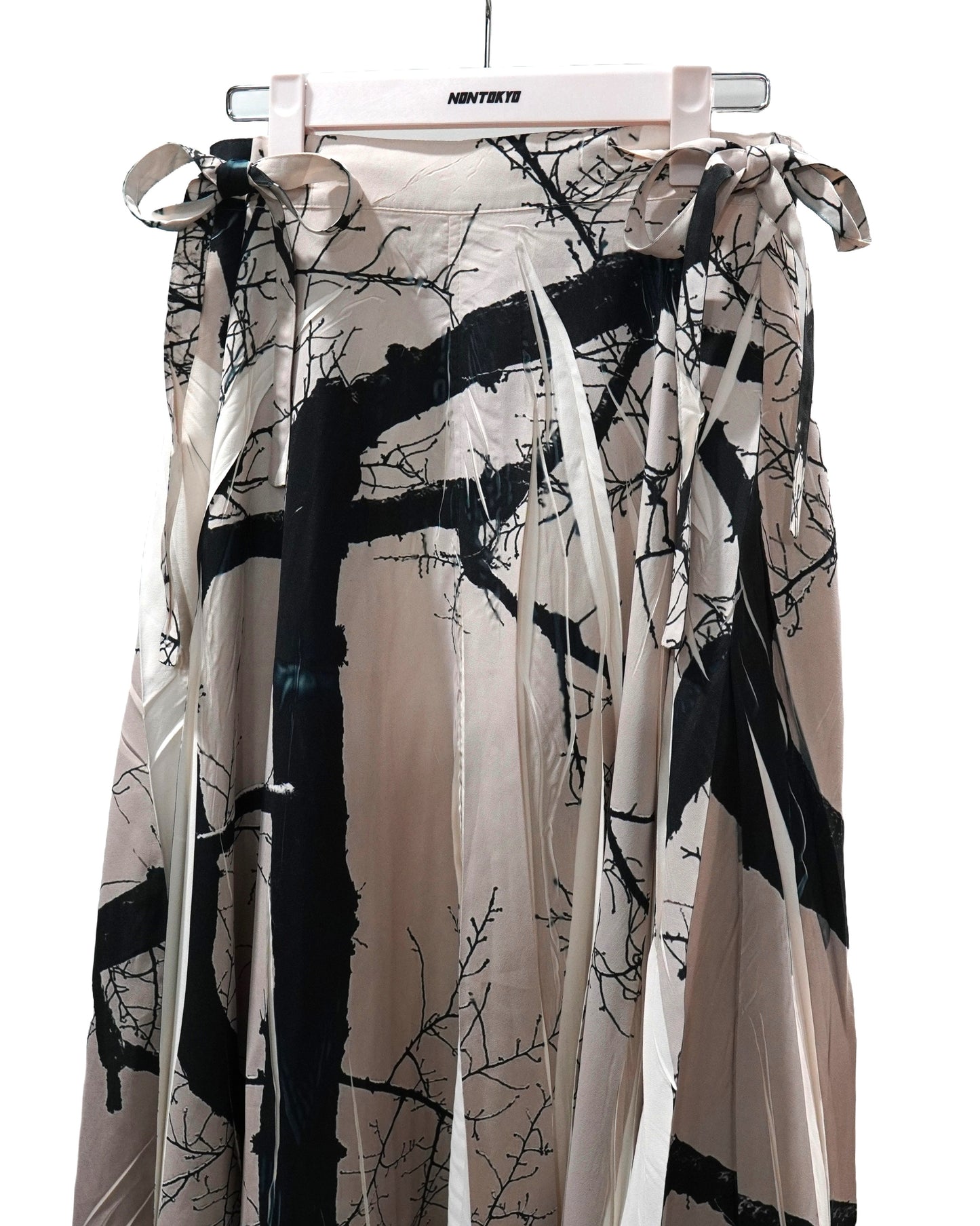 DIRECT PRINT RIBBON SKIRT (BRANCH)