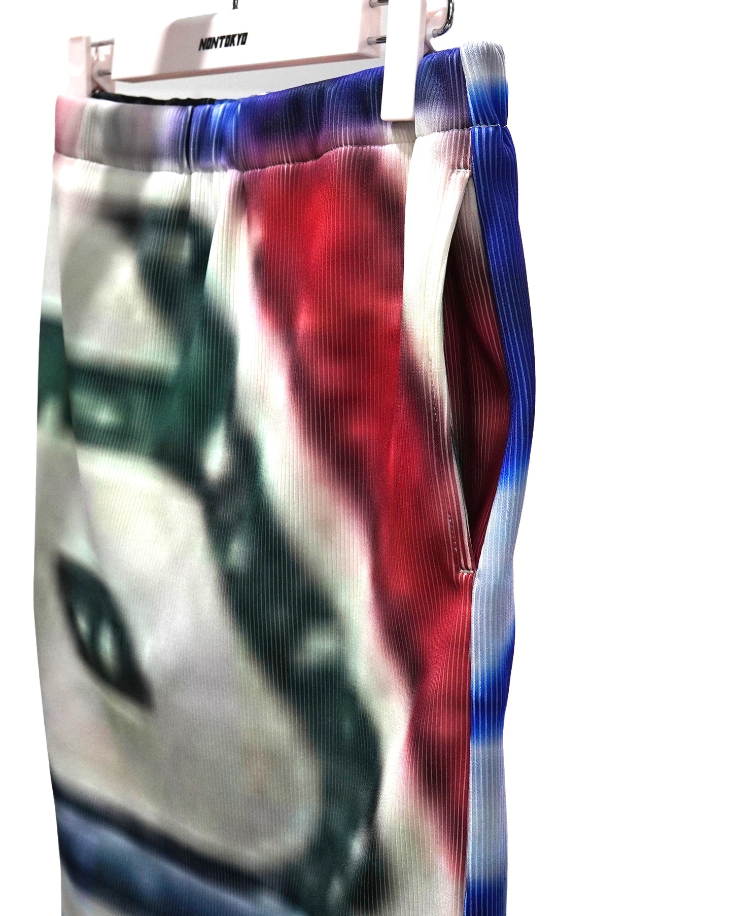 PRINT RIB SKIRT (COLLAGE)