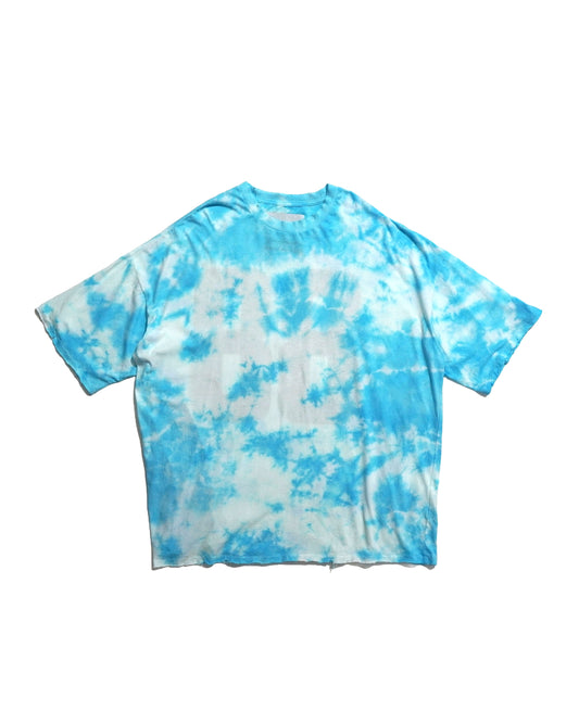 TIE‐DYE NUMBERING BIG T-SHIRT feat.TEPPEI FURUYAMA (BLUE)