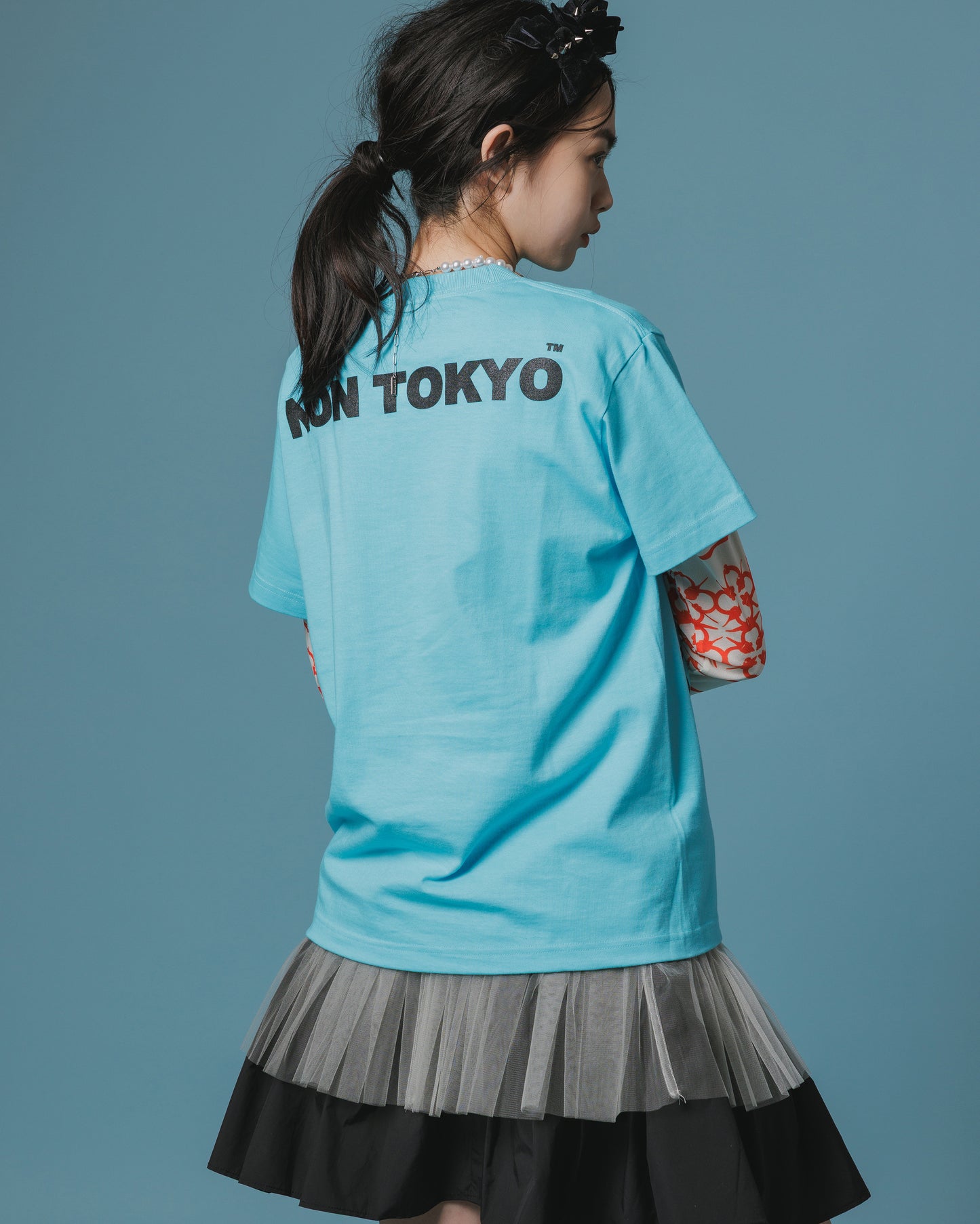 【Disney collection】PRINT T-SHIRT / GRUMPY (BLUE)