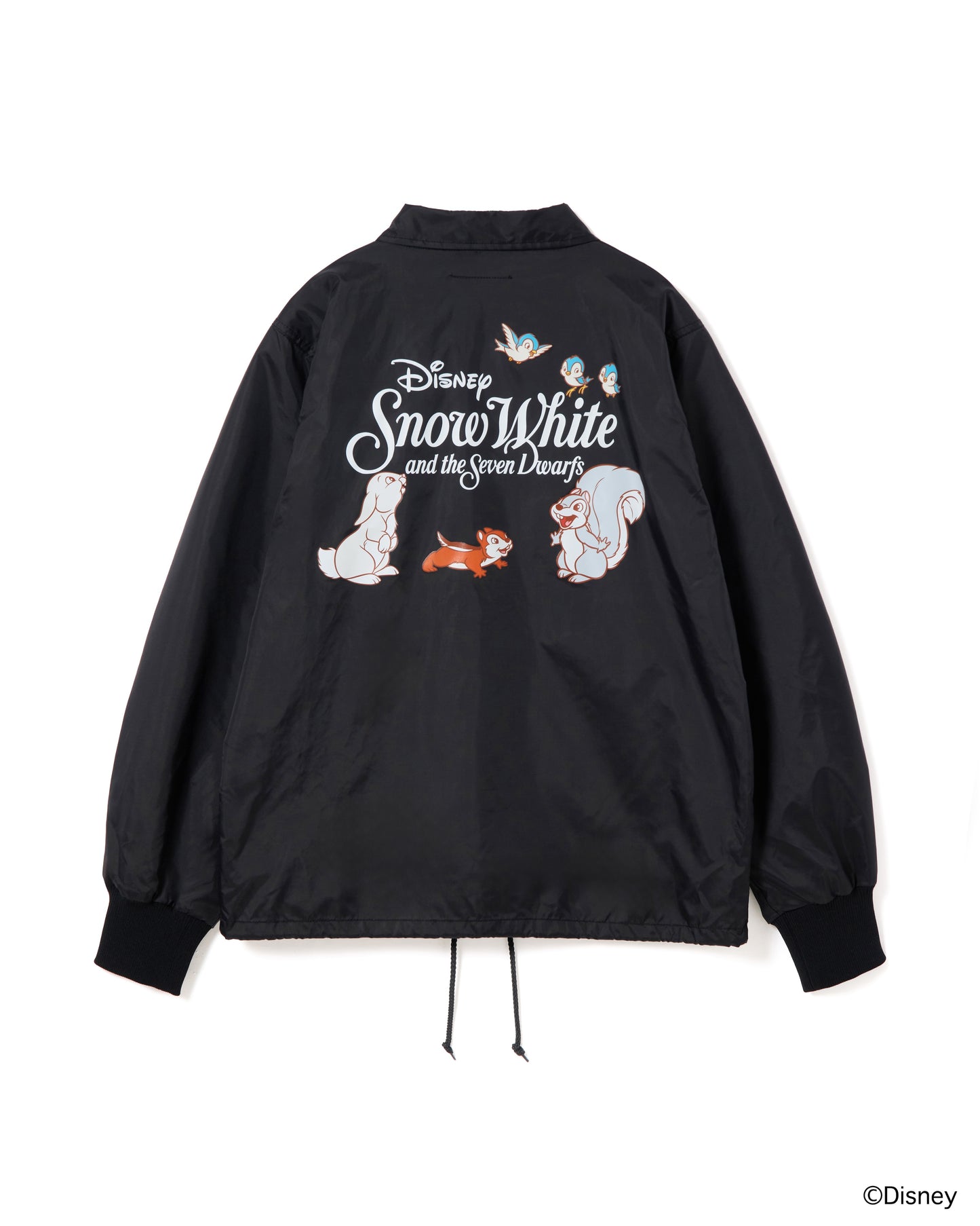 【Disney collection】PRINT COACH JACKET / ANIMALS (BLACK)