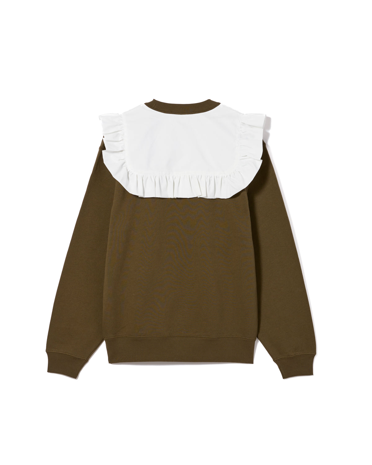 FRILL COLLAR PO SWEAT (KHAKI)