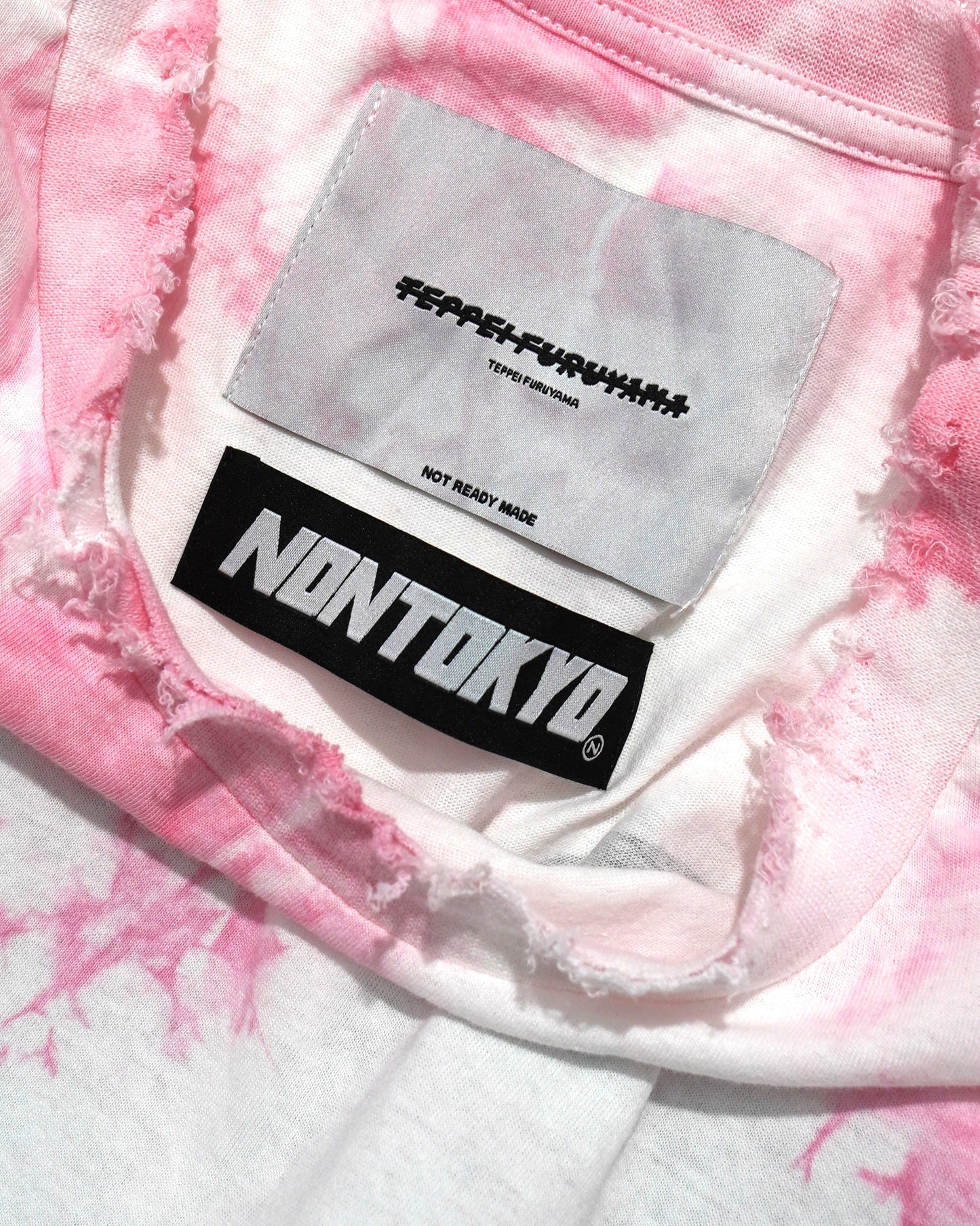 TIE‐DYE NUMBERING T-SHIRT feat.TEPPEI FURUYAMA (PINK)