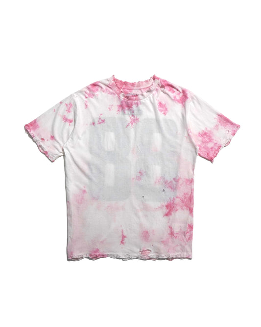 TIE‐DYE NUMBERING T-SHIRT feat.TEPPEI FURUYAMA (PINK)